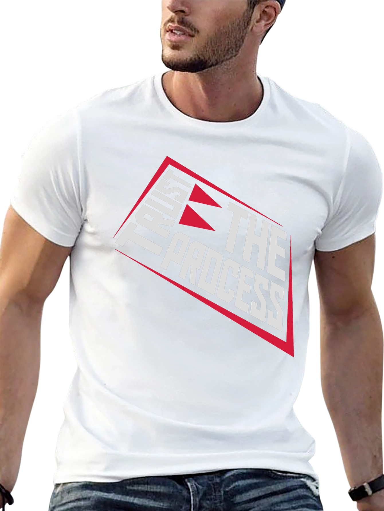 Trust the Process Graphic Tee - Black