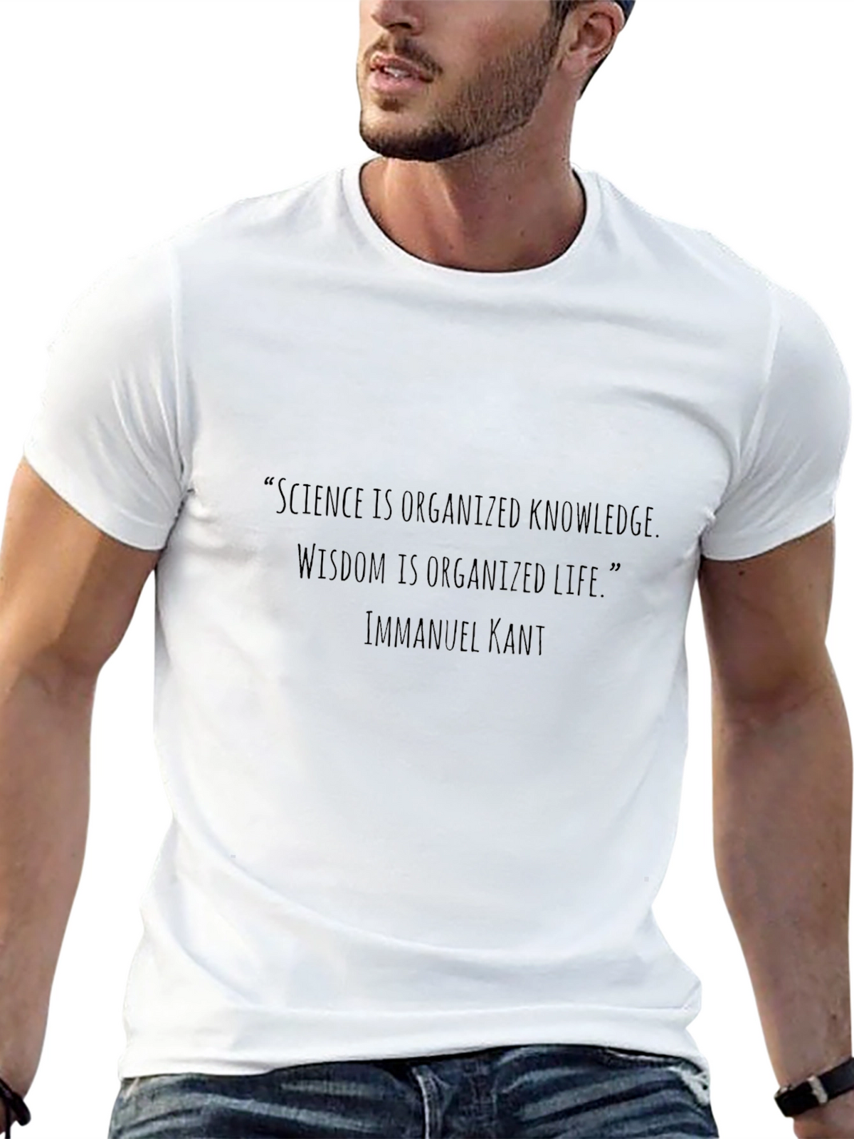 Science Wisdom Quote T-Shirt - Immanuel Kant