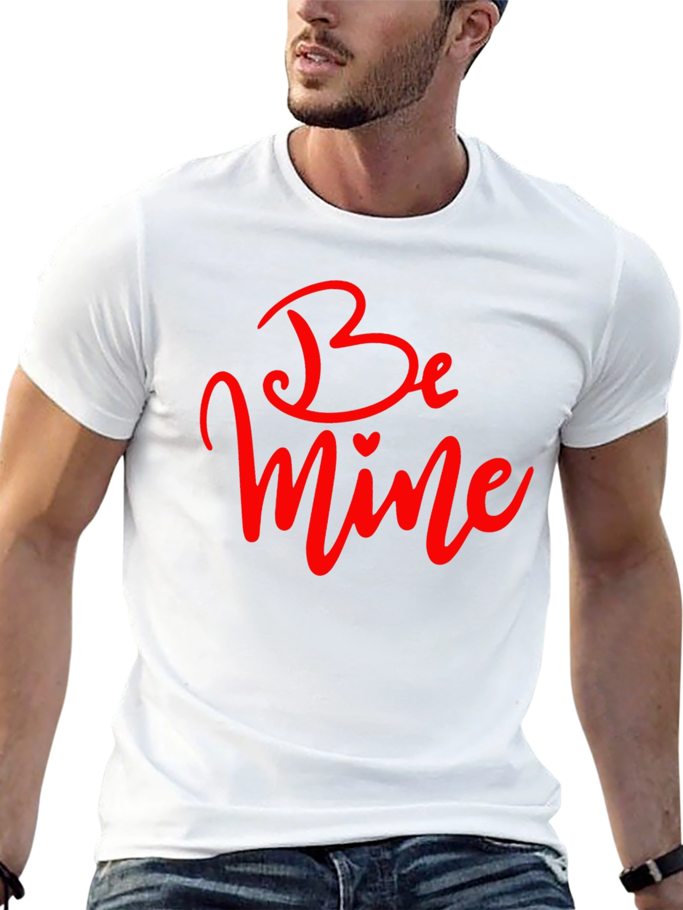 Be Mine Valentines Day T-Shirt - Black