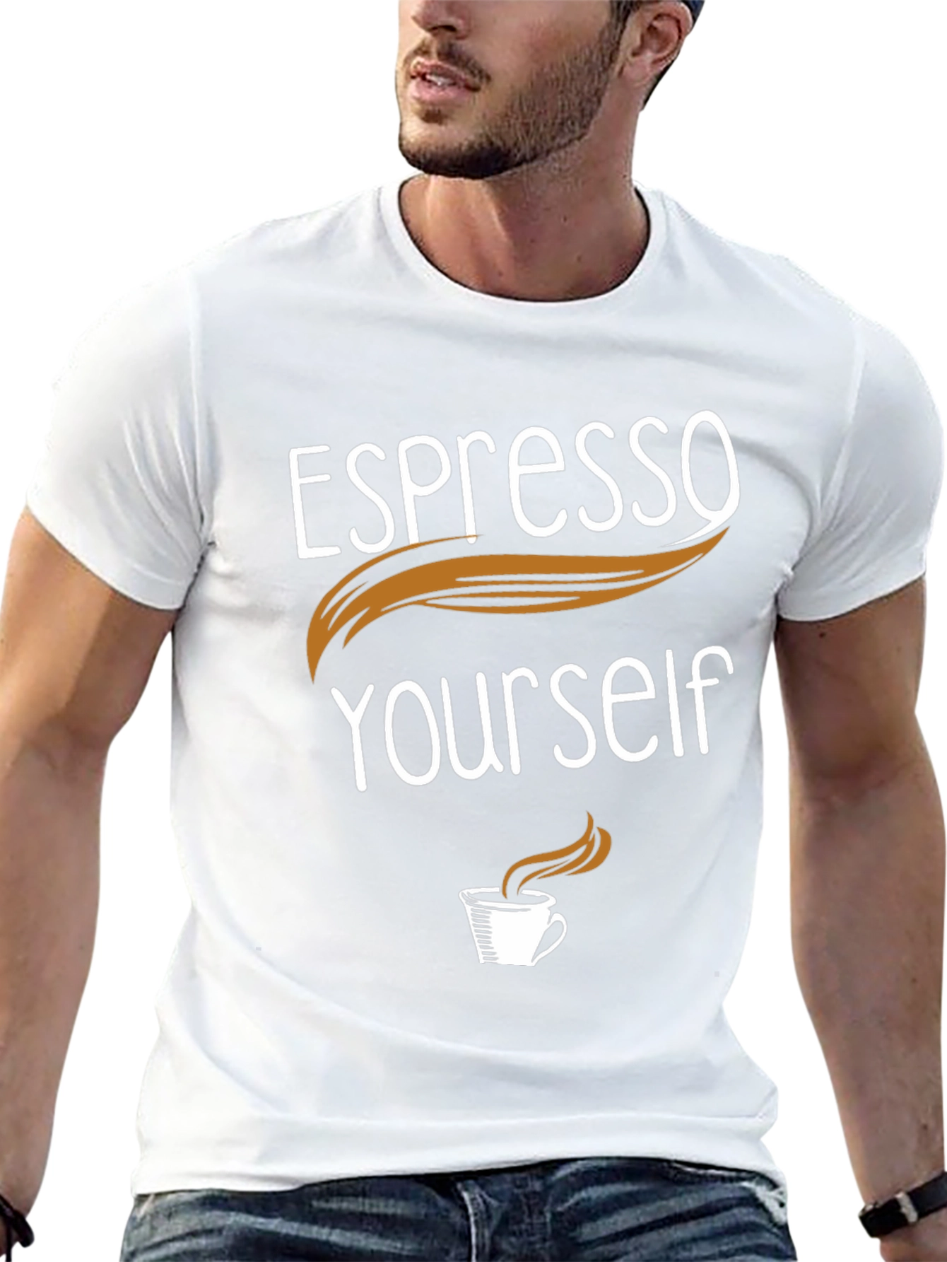 Espresso Yourself Graphic Tee - Coffee Lovers Shirt