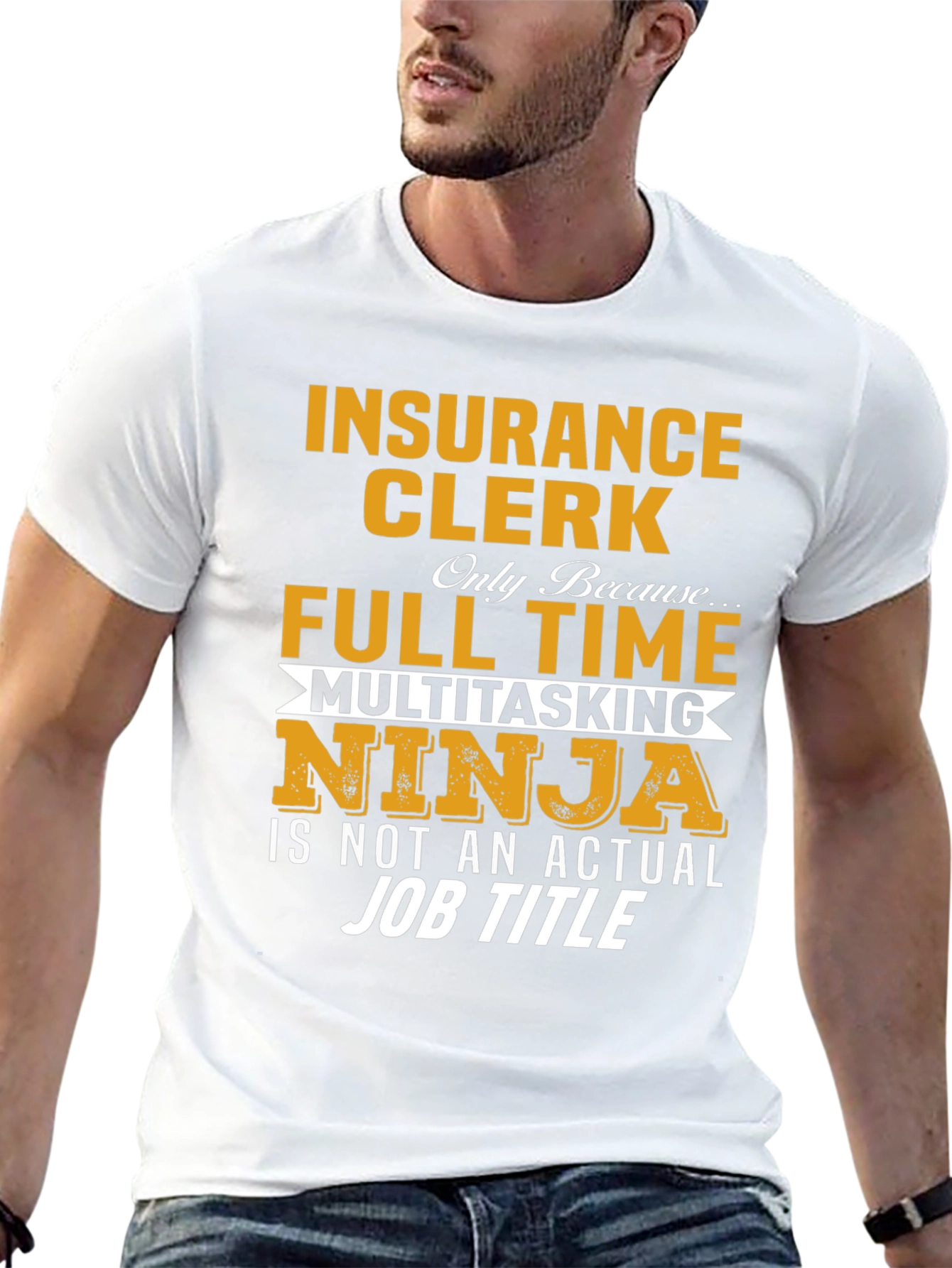 Insurance Clerk Multitasking Ninja T-Shirt