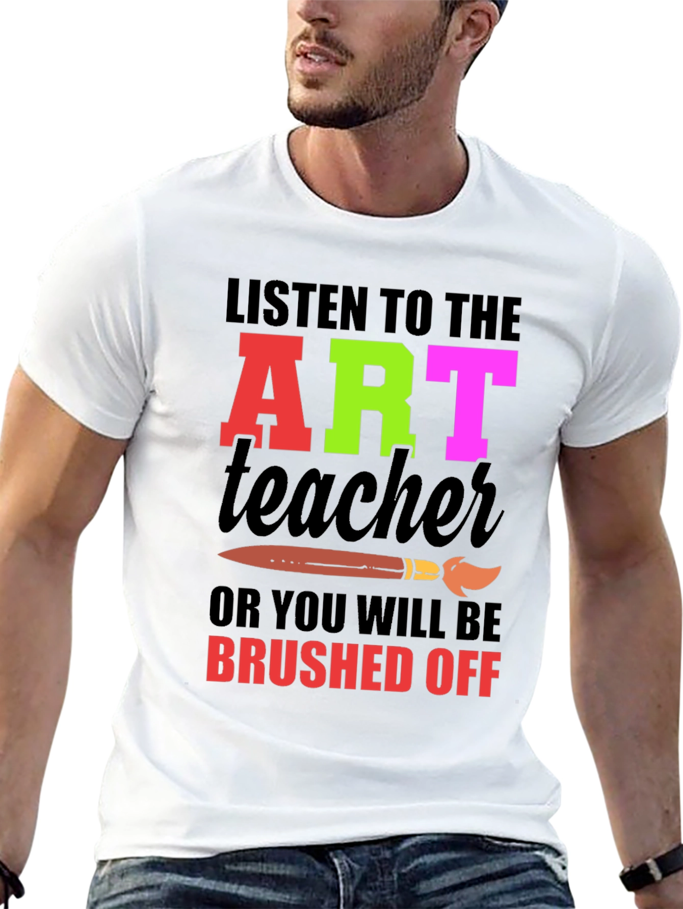 Art Teacher Graphic Tee - Brushed Off