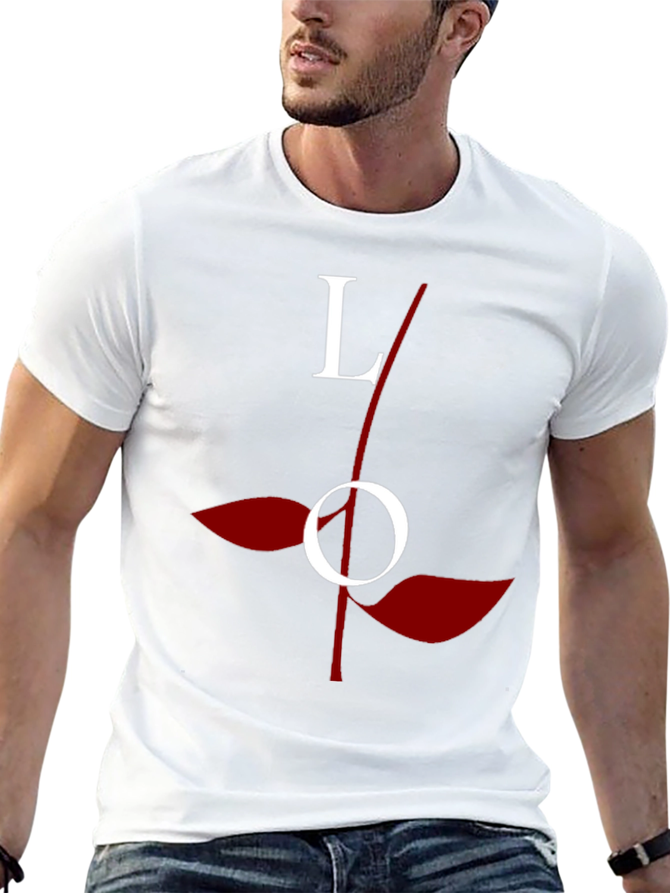Love Rose Graphic Tee - Stylish Black Cotton T-Shirt