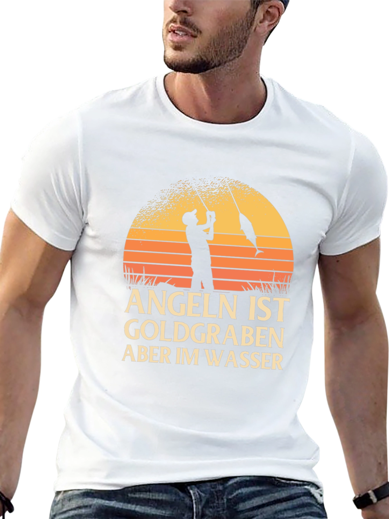 Angeln Ist Goldgraben Fishing T-Shirt