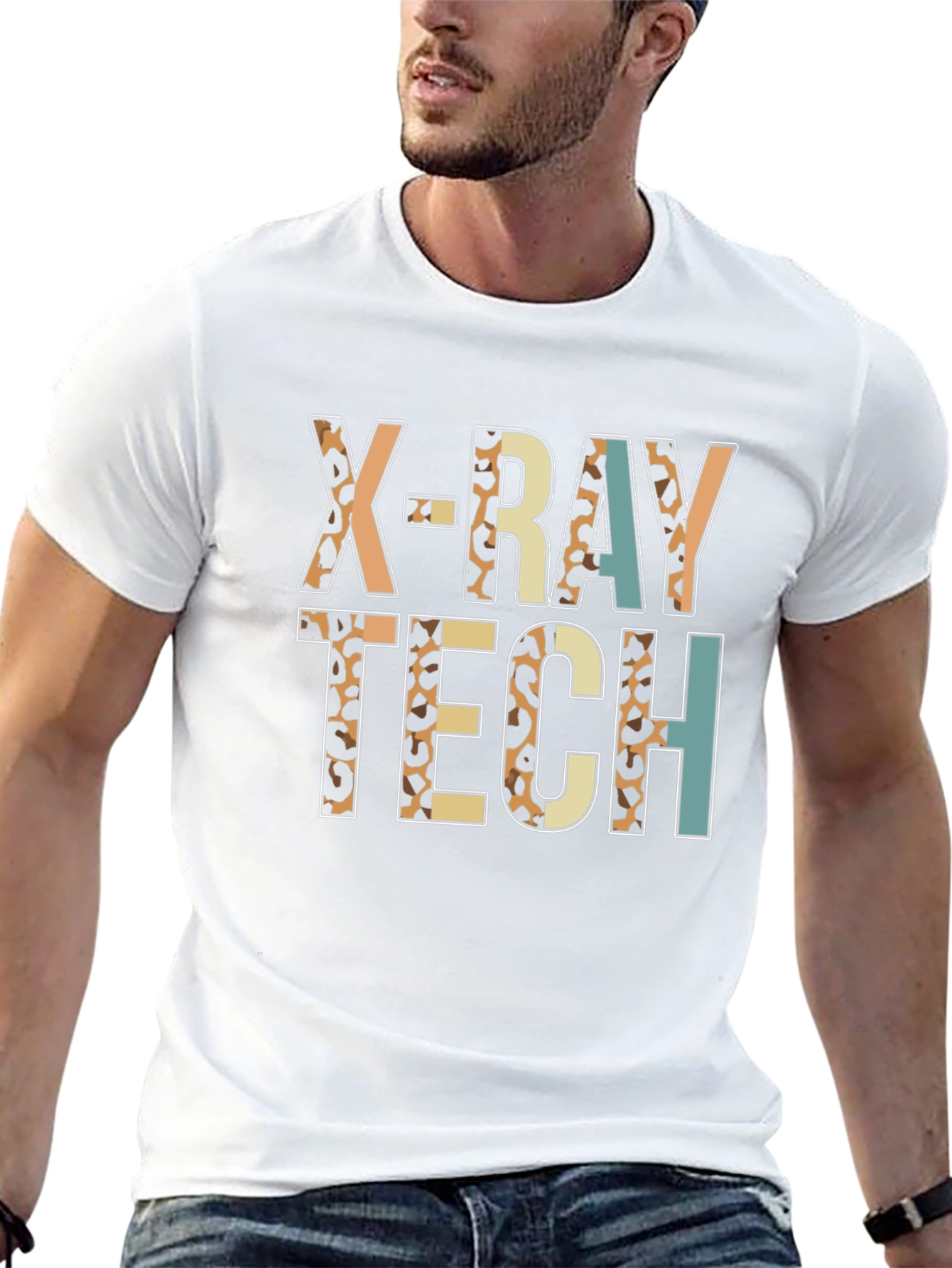 X-Ray Tech Leopard Print T-Shirt