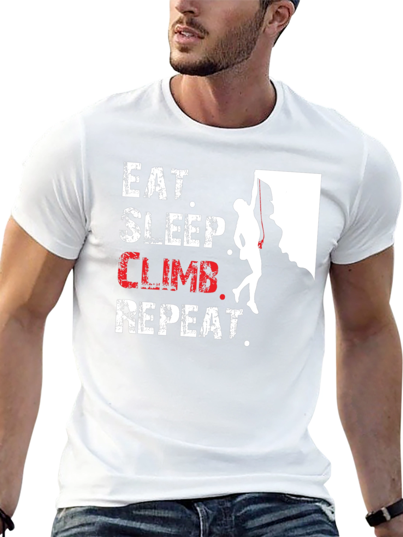 Eat Sleep Climb Repeat Graphic Tee
