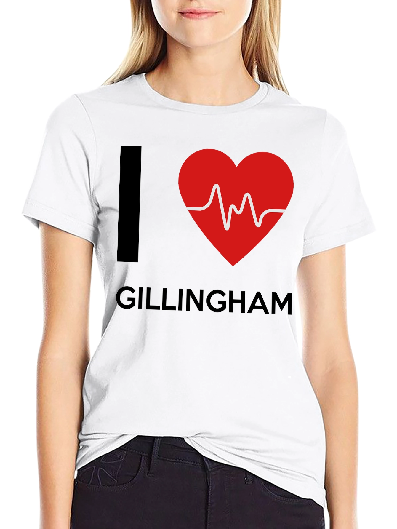 I Heart Gillingham Black T-Shirt