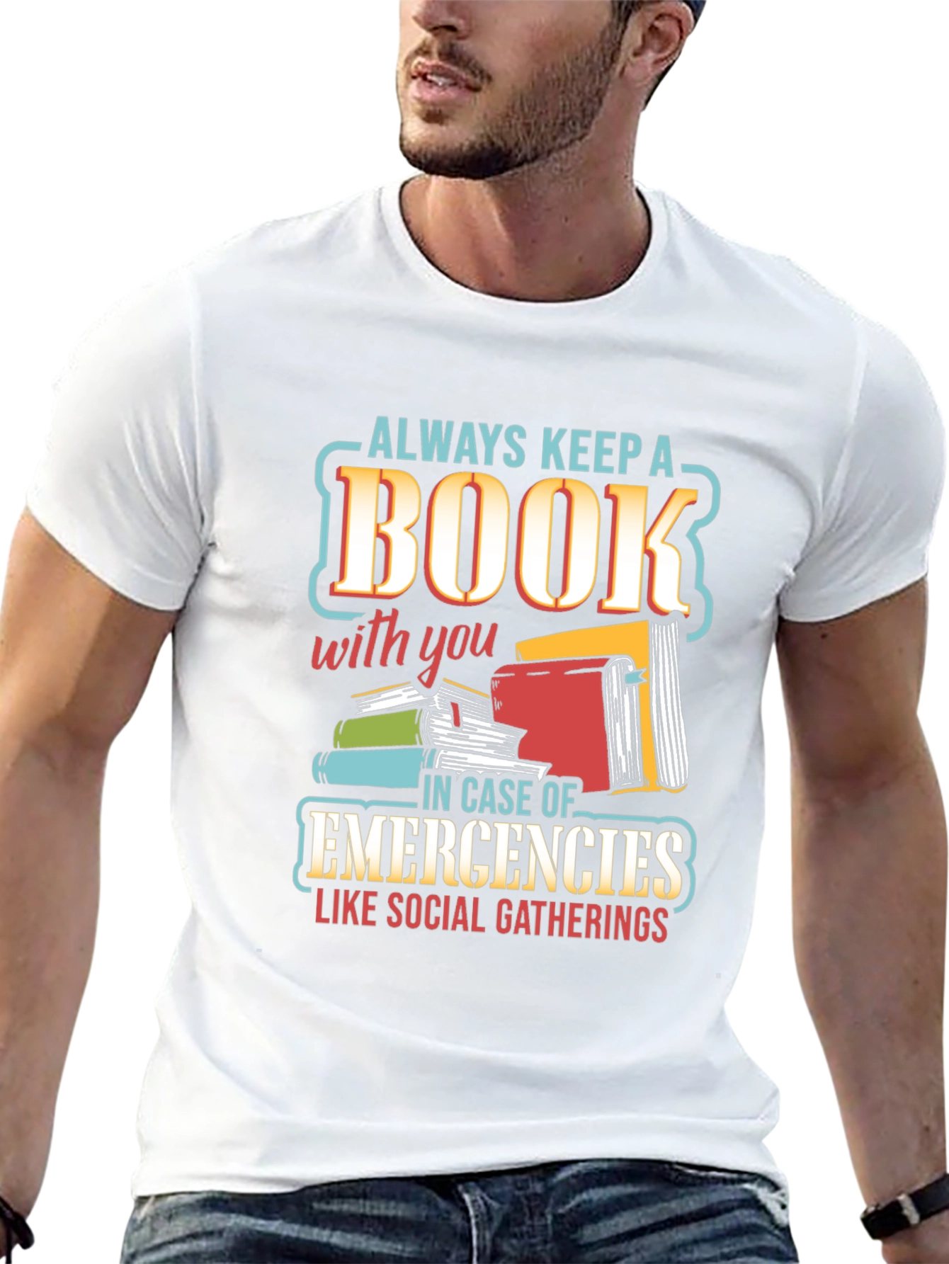 Book Lover T-Shirt - Always Keep A Book