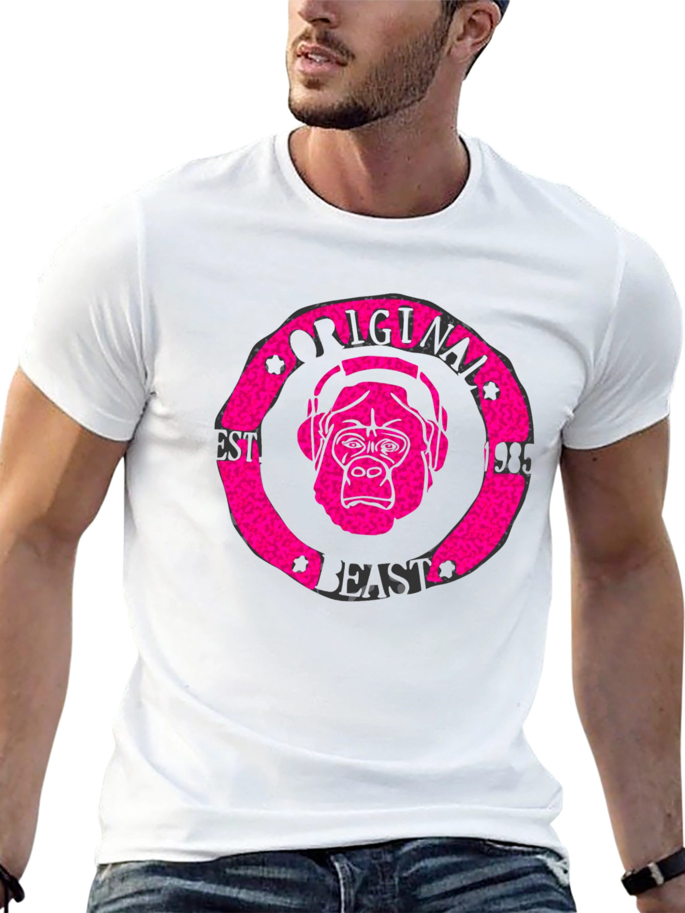 Original Beast Gorilla Graphic T-Shirt