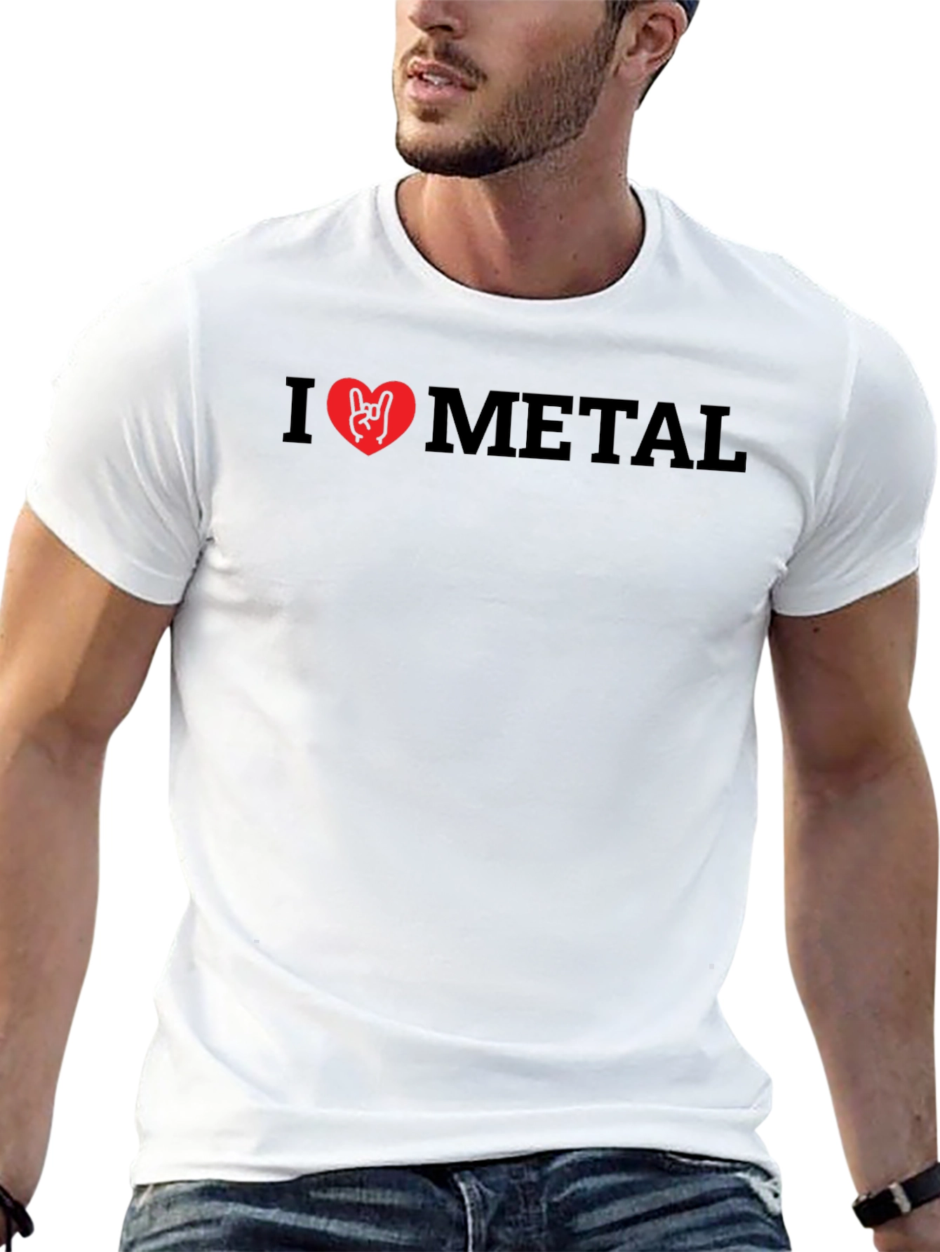 I Love Metal T-Shirt - Rock On!