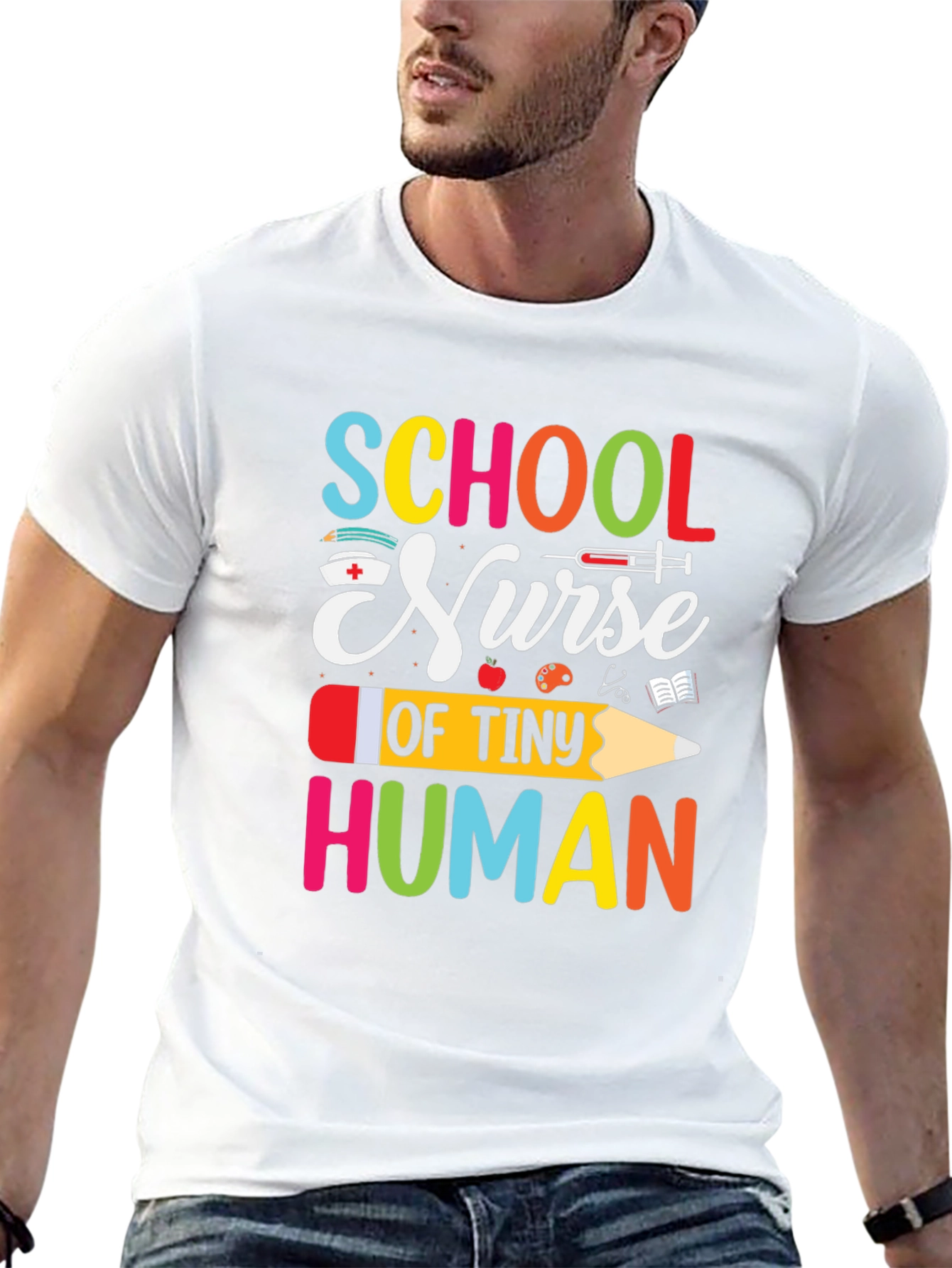 School Nurse of Tiny Human T-Shirt