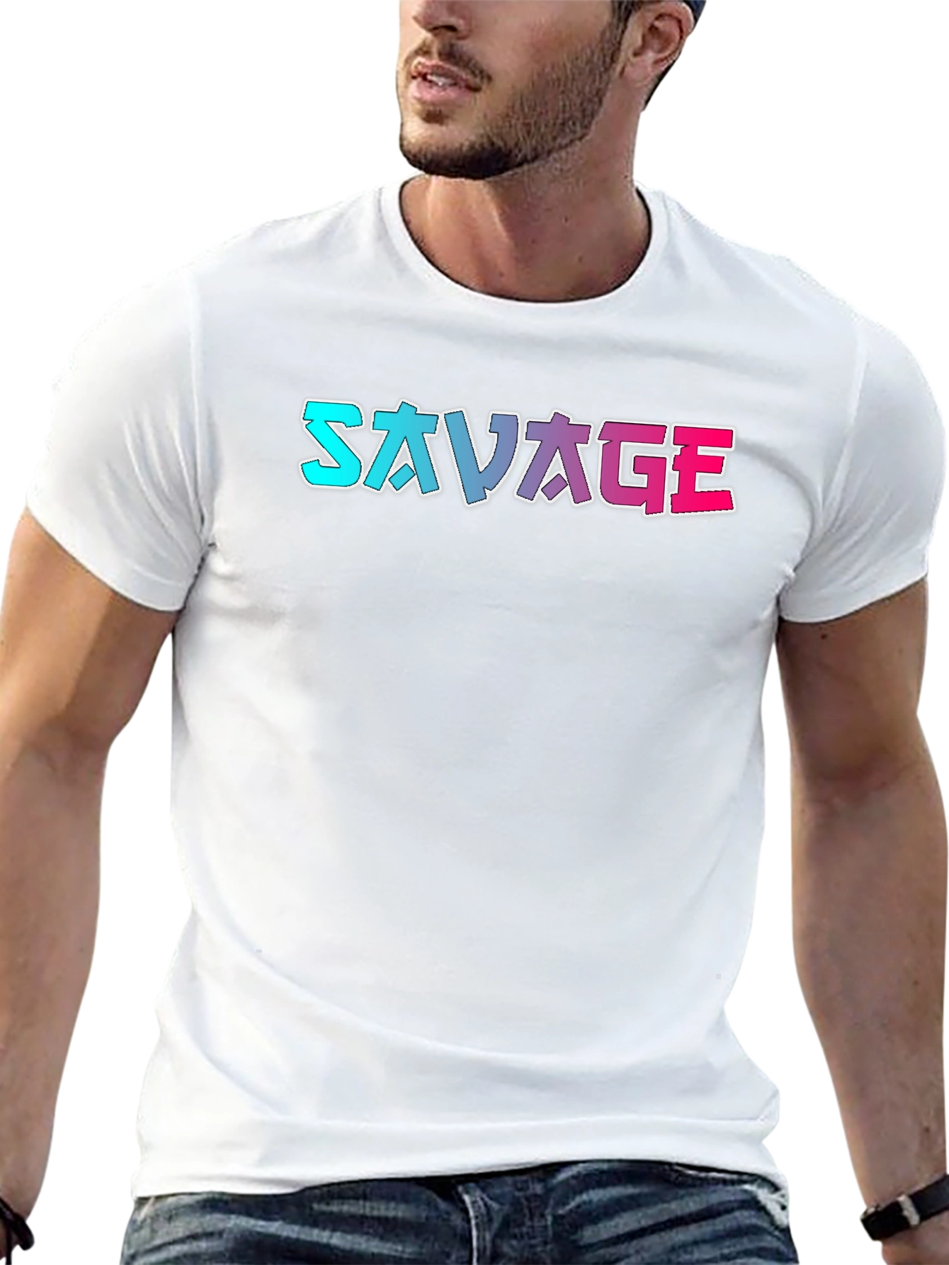 Savage Graphic Tee - Bold Streetwear Style