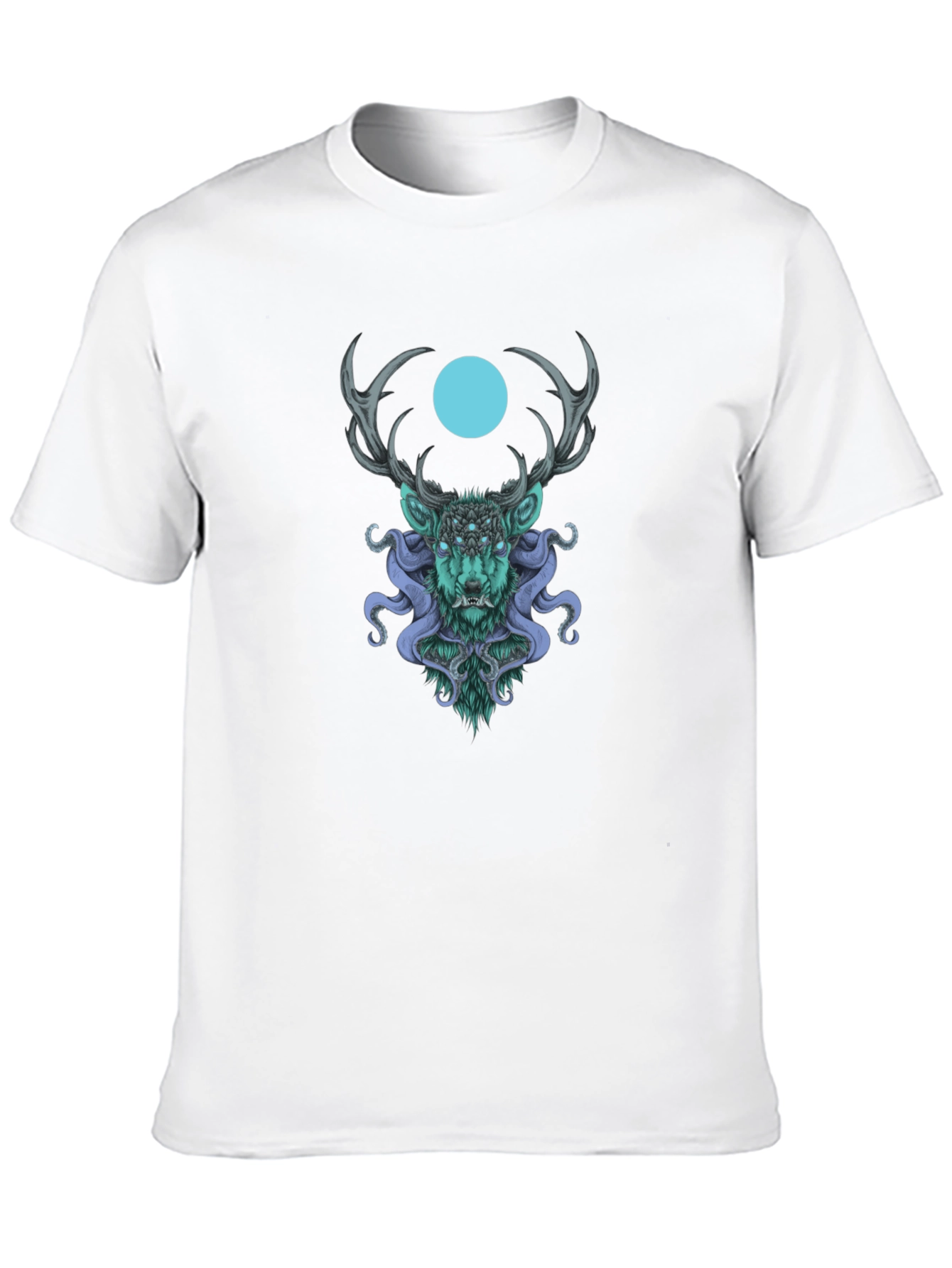 Mystic Deer Graphic Tee - Stylish & Unique