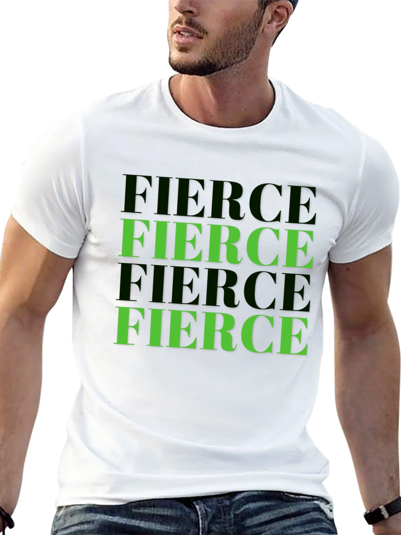 Fierce Graphic T-Shirt - Bold Print