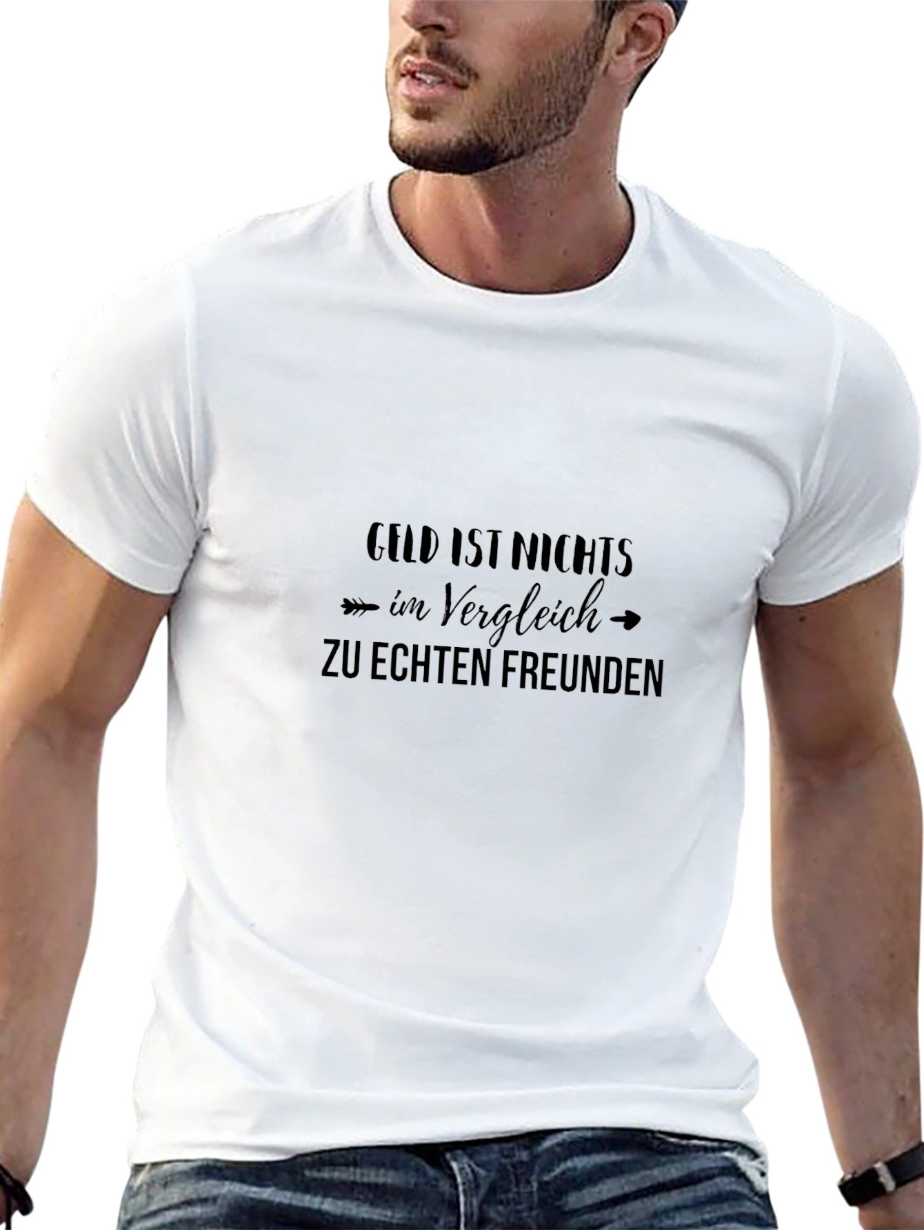 Friendship Value Black Tee