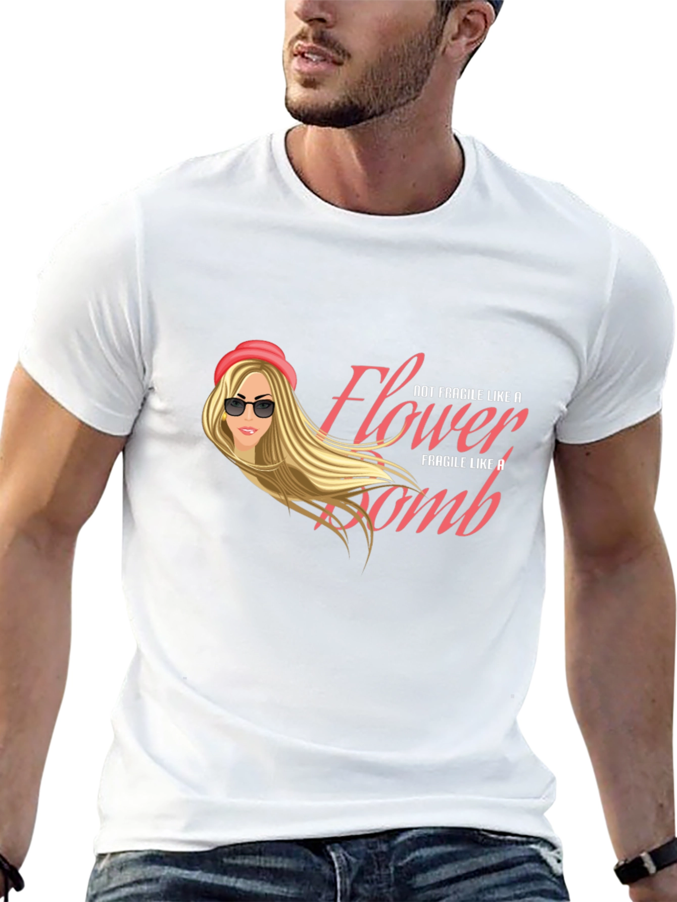 Flower Bomb Graphic Tee - Not Fragile T-Shirt