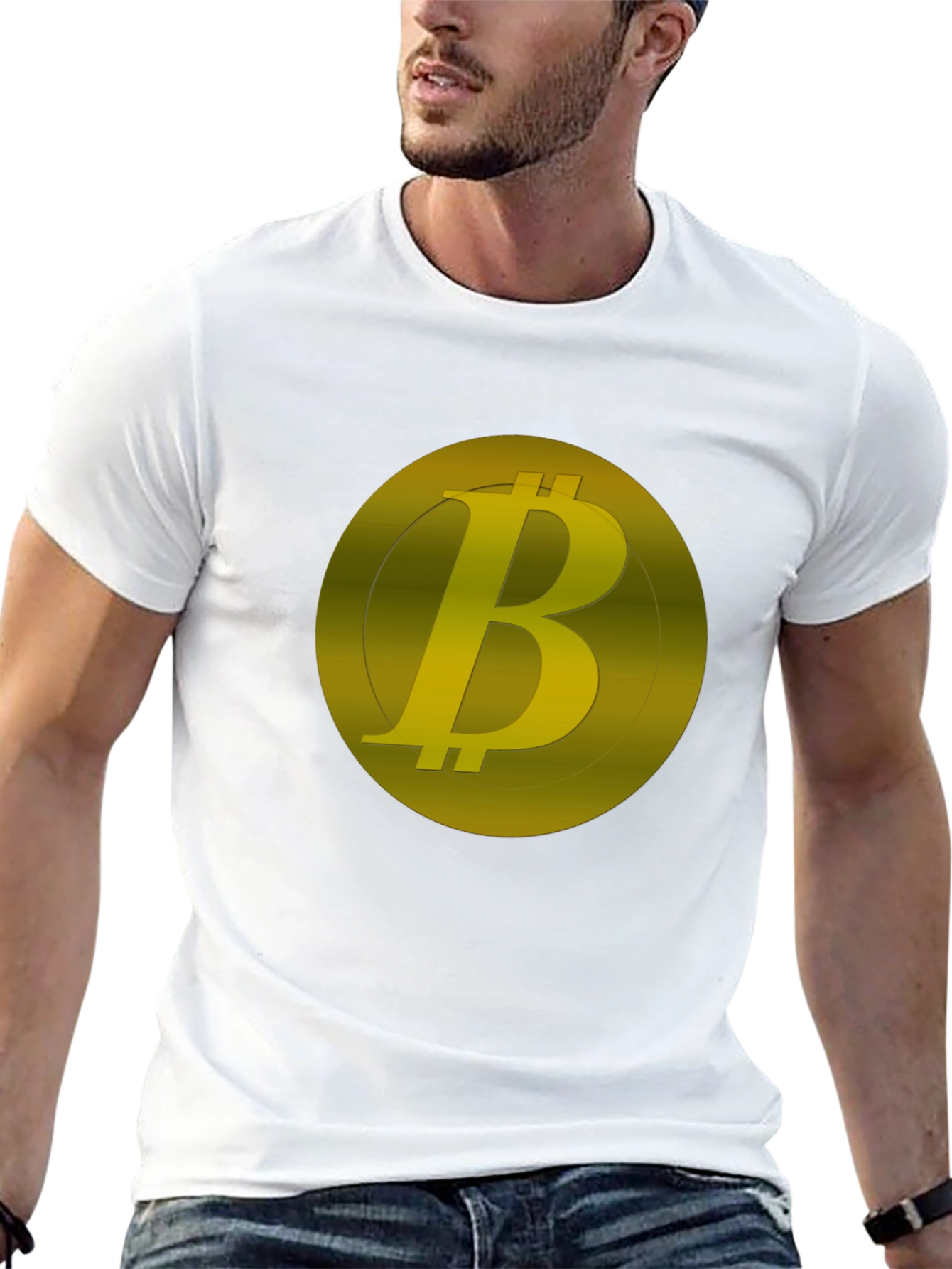 Bitcoin Logo Graphic Tee - Crypto T-Shirt