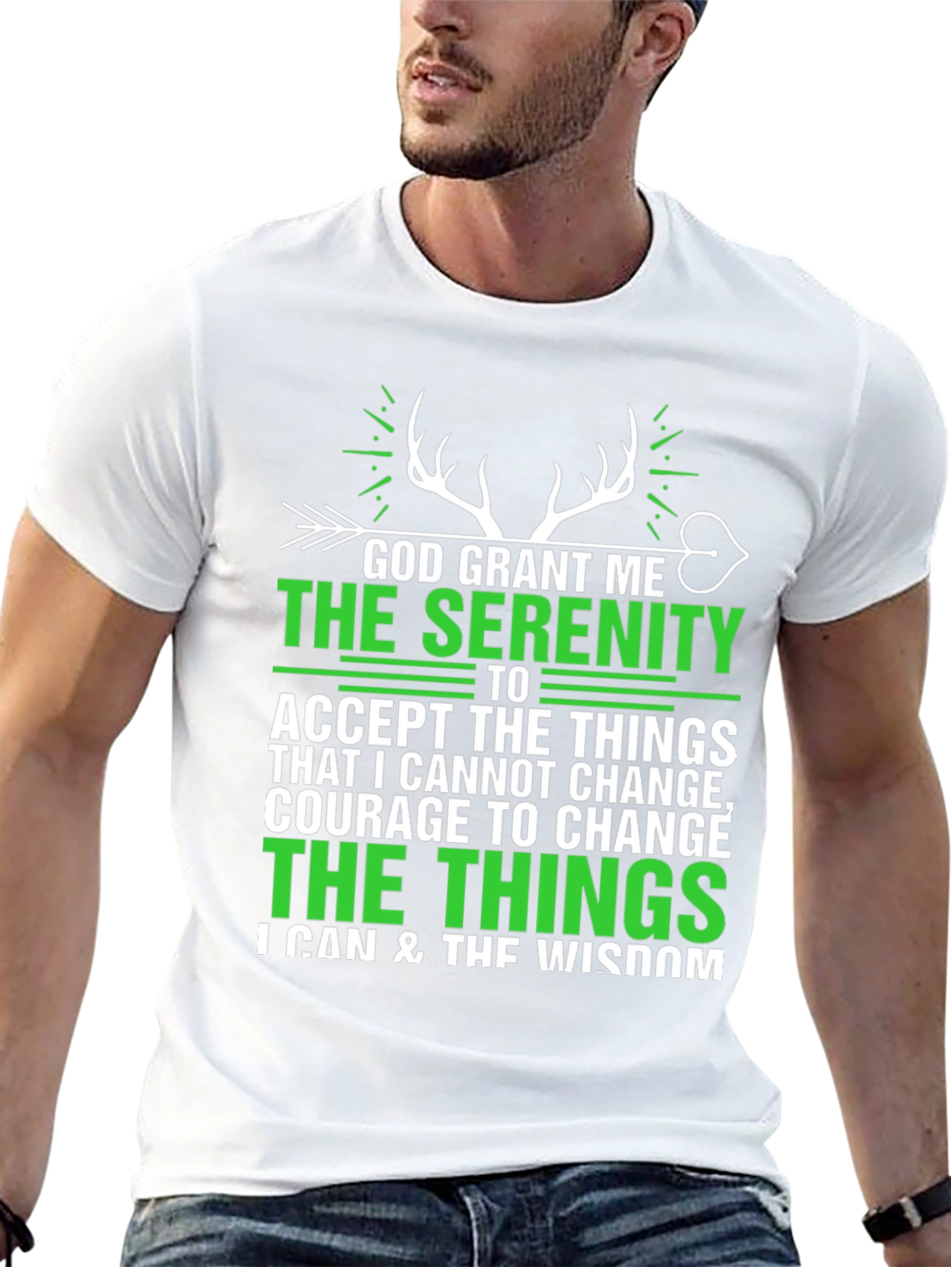 God Grant Me Serenity Graphic Tee