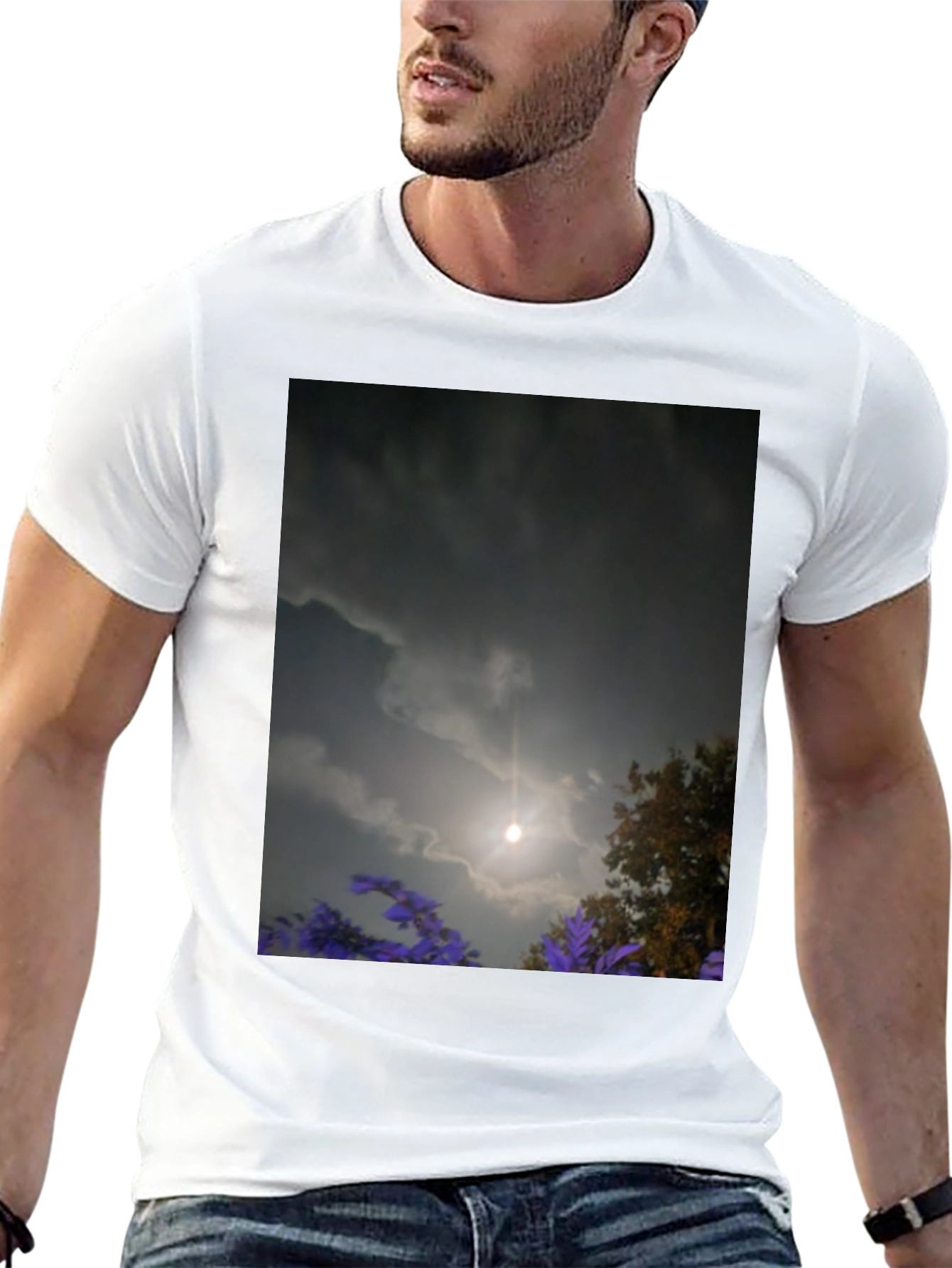 Nature Sky Graphic Tee - Dark & Dreamy