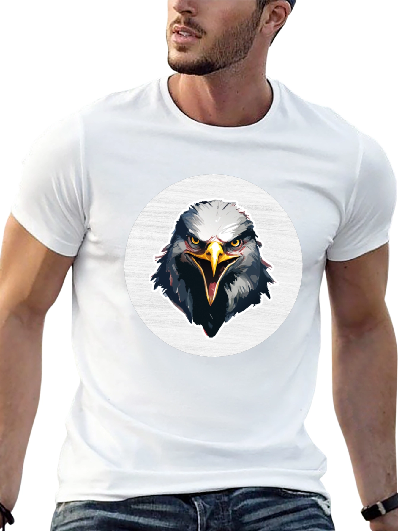 Eagle Graphic T-Shirt - Bold Bird Design