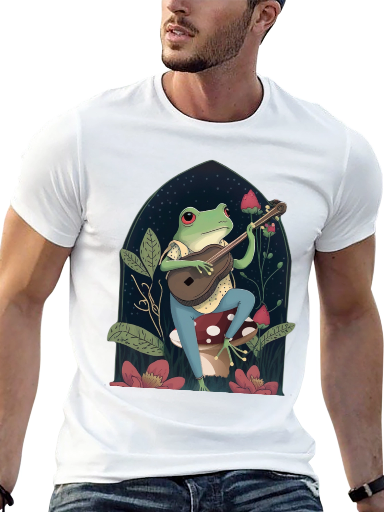 Frog Playing Guitar T-Shirt