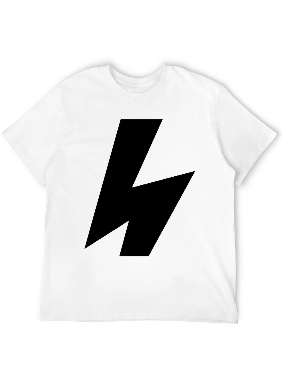 Bold Lightning Bolt Black T-Shirt