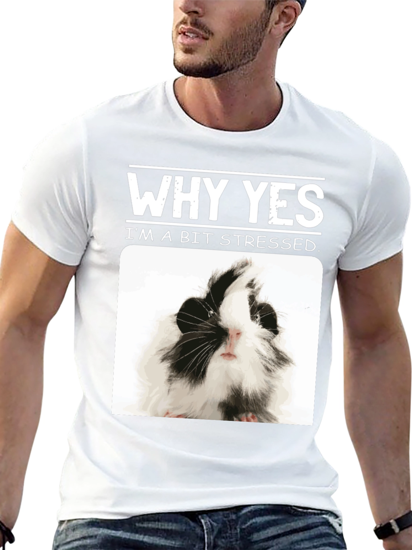 Why Yes Im A Bit Stressed Guinea Pig T-Shirt