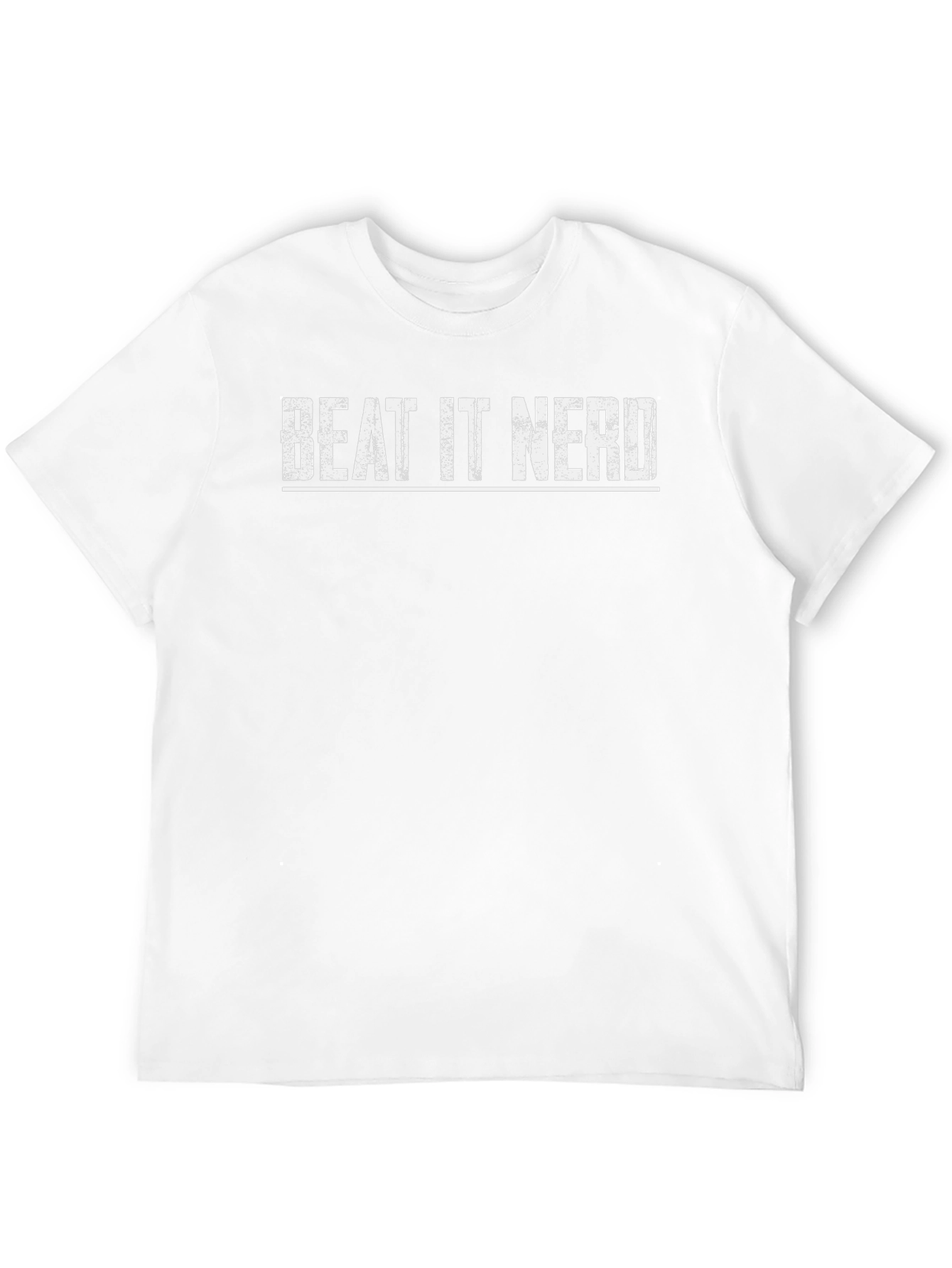 Beat It Nerd Graphic T-Shirt - Short Sleeve