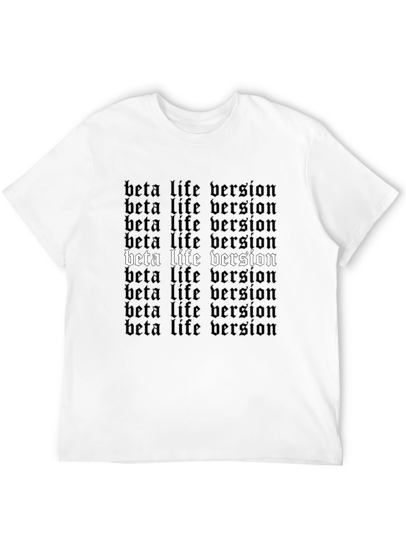 Beta Life Version Graphic Print Tee