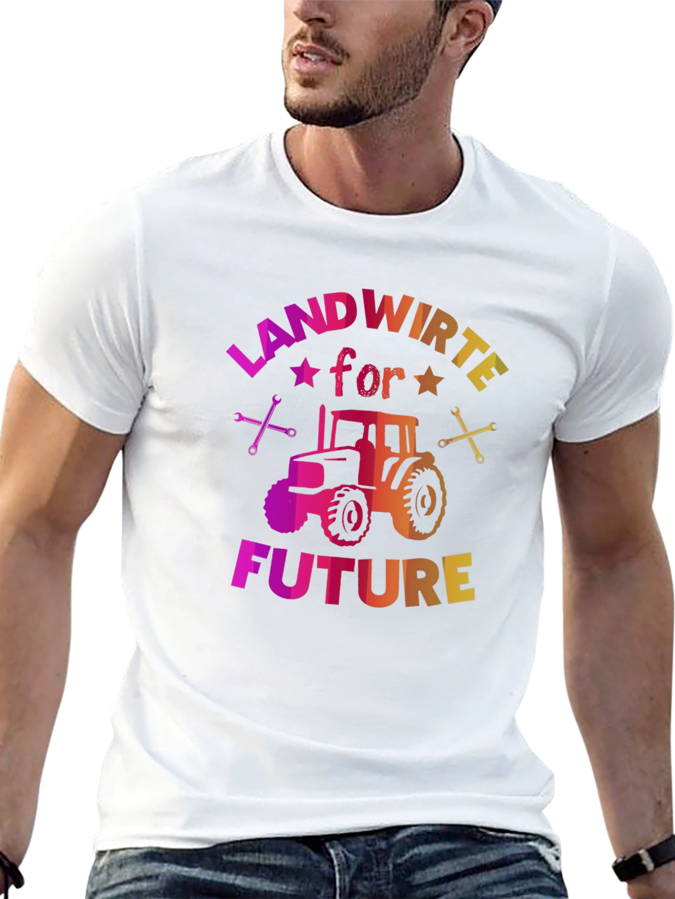 Landwirte for Future Graphic Tee - Black Cotton
