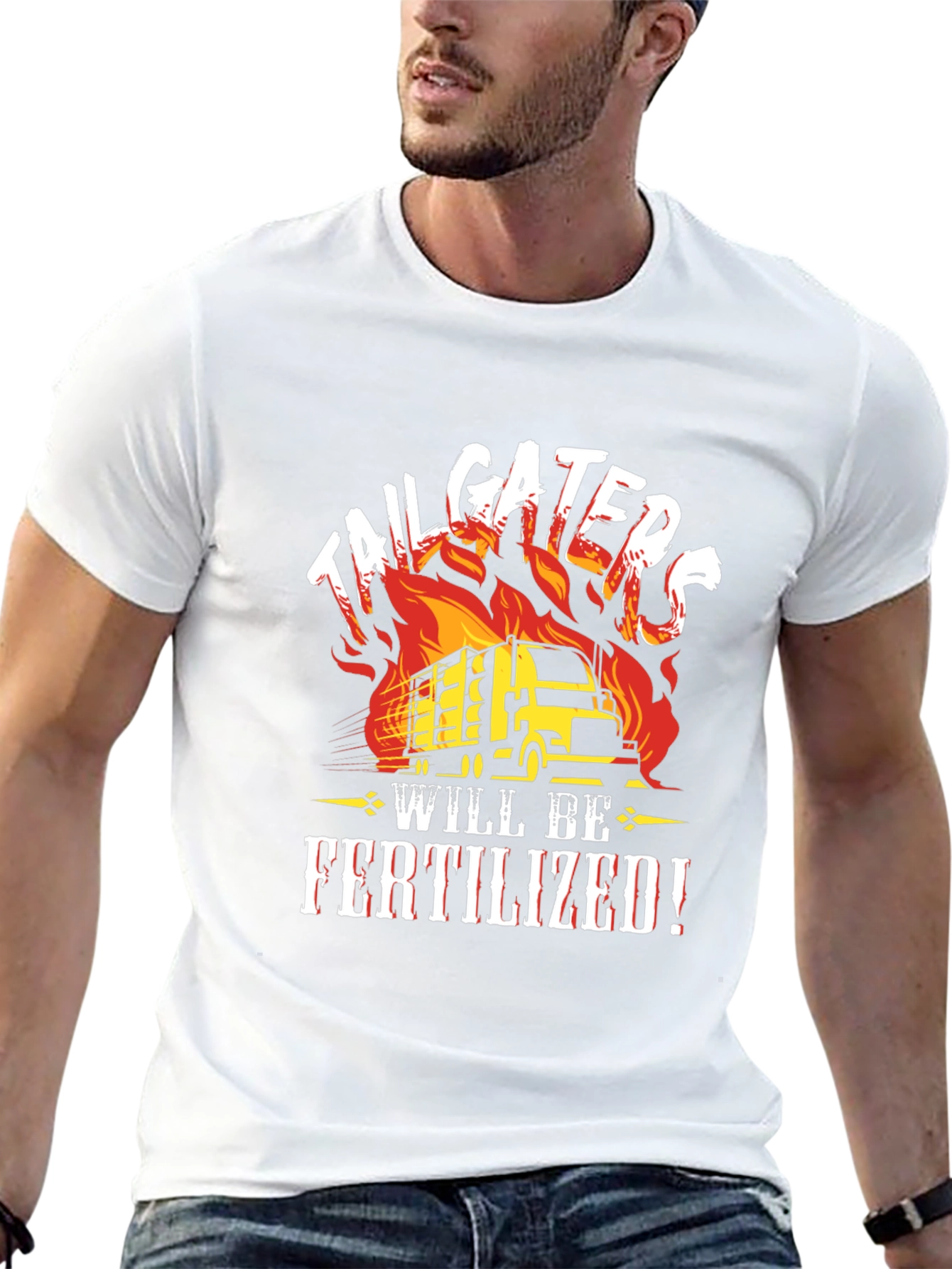 Tailgaters Fertilized Black Graphic Tee