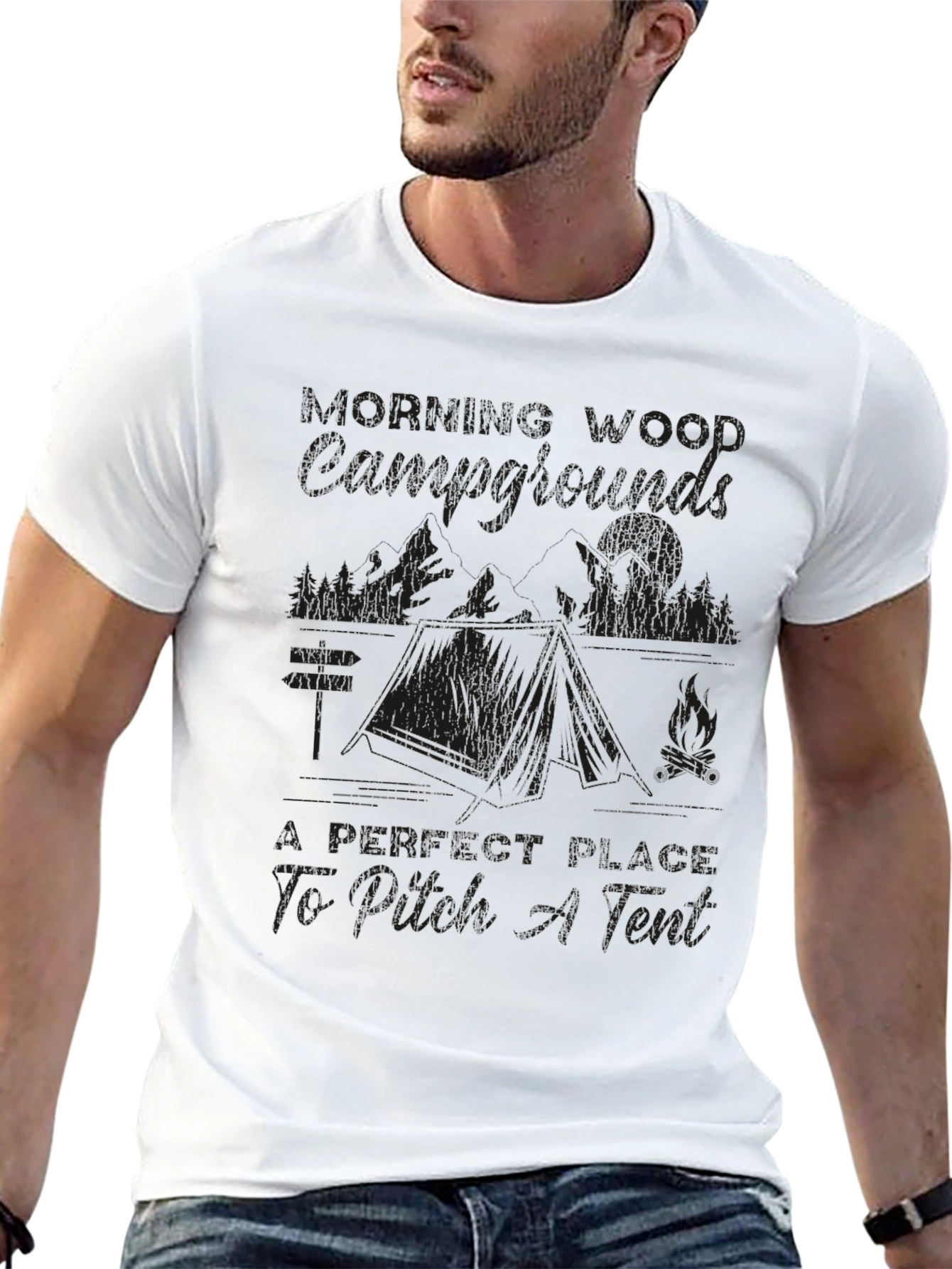 Funny Camping Graphic Tee