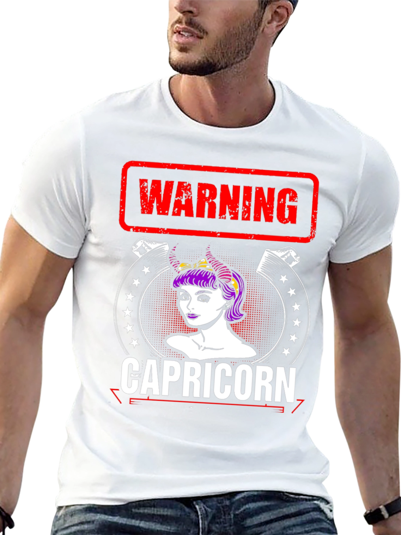 Warning Capricorn Graphic Tee