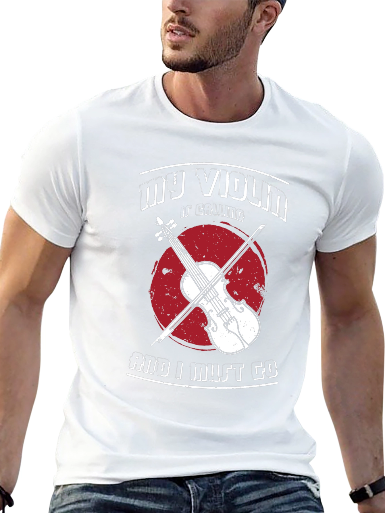 My Violin is Calling T-Shirt Musician Tee
