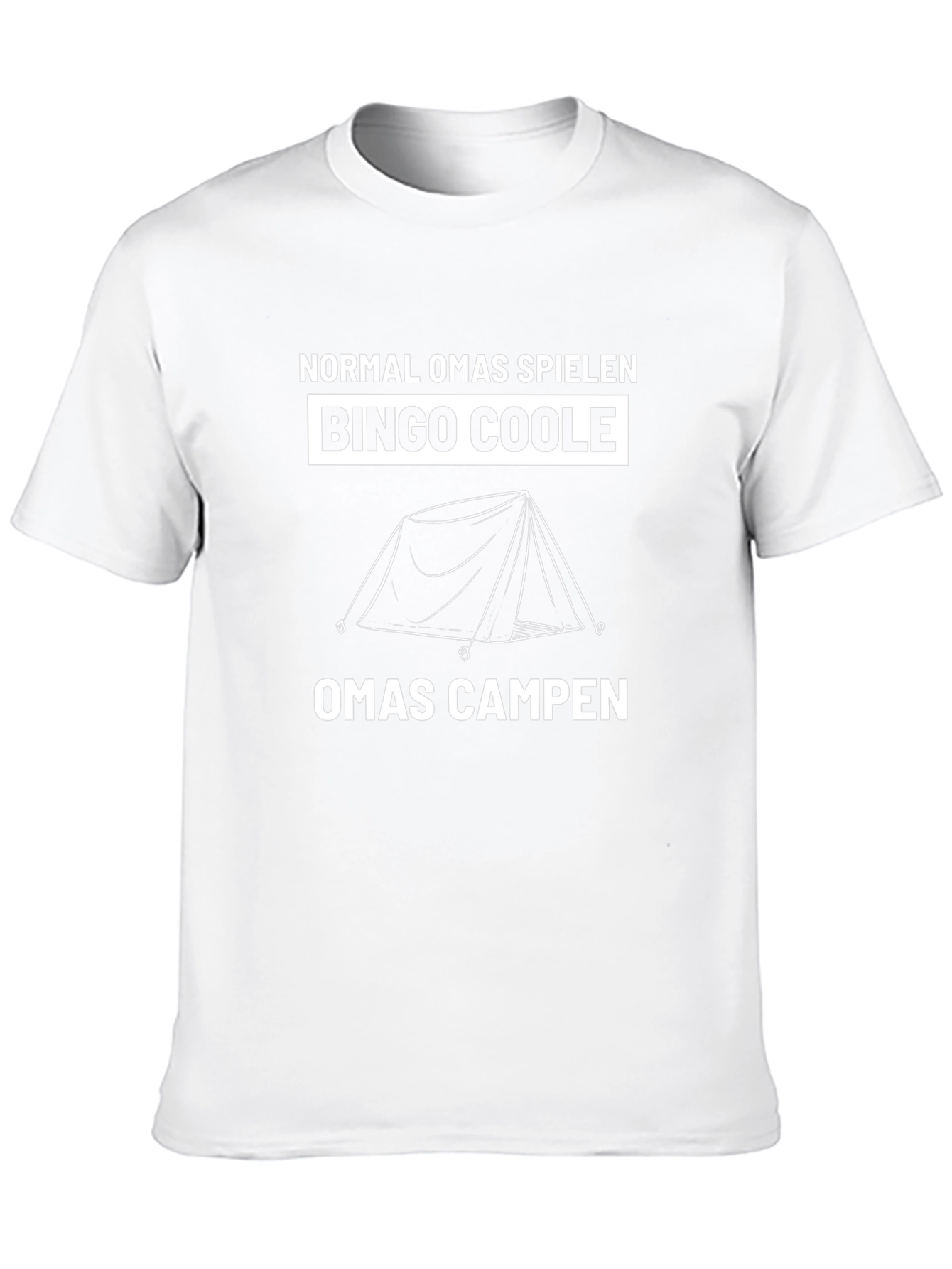 Bingo Coole Omas Campen Black T-Shirt