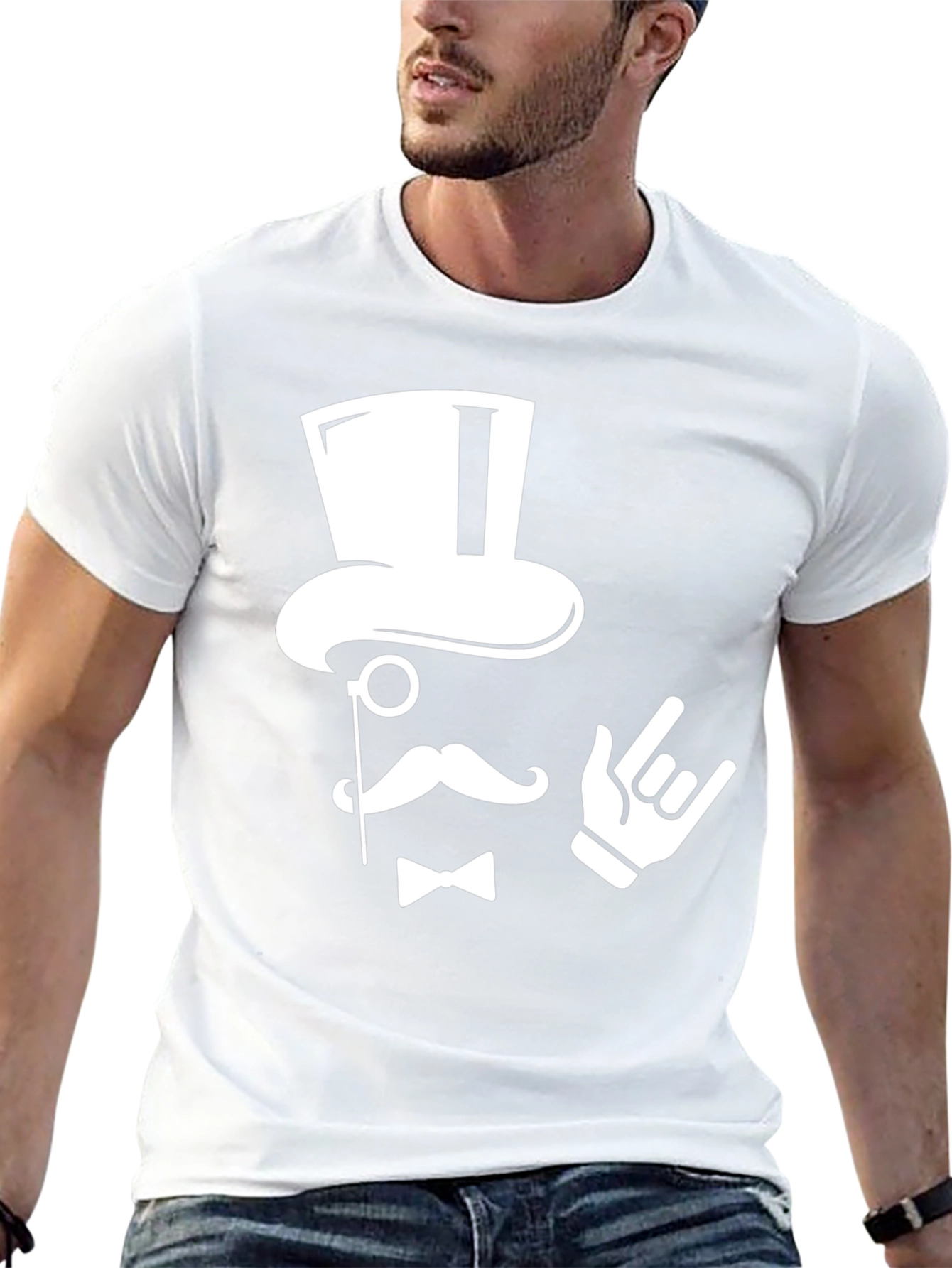 Gentleman Graphic Tee - Rock On Attitude