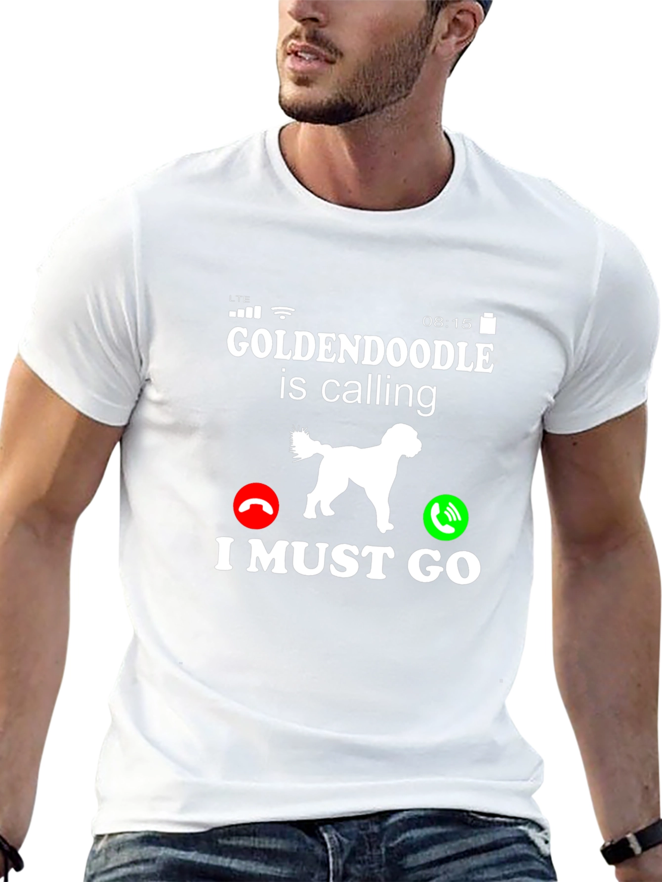Goldendoodle Calling T-Shirt - Dog Lover Tee