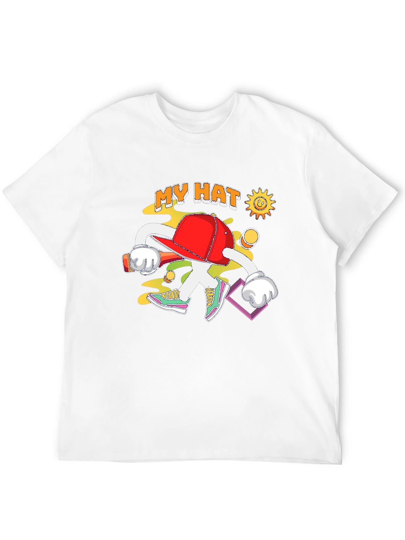 My Hat Cartoon Graphic Tee