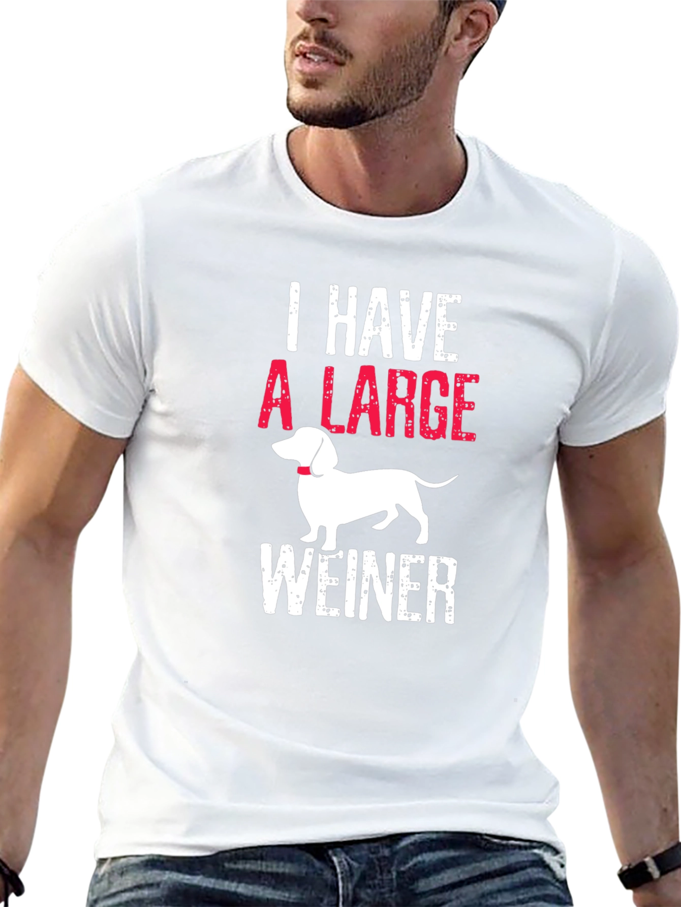 I Have A Large Weiner T-Shirt Dachshund