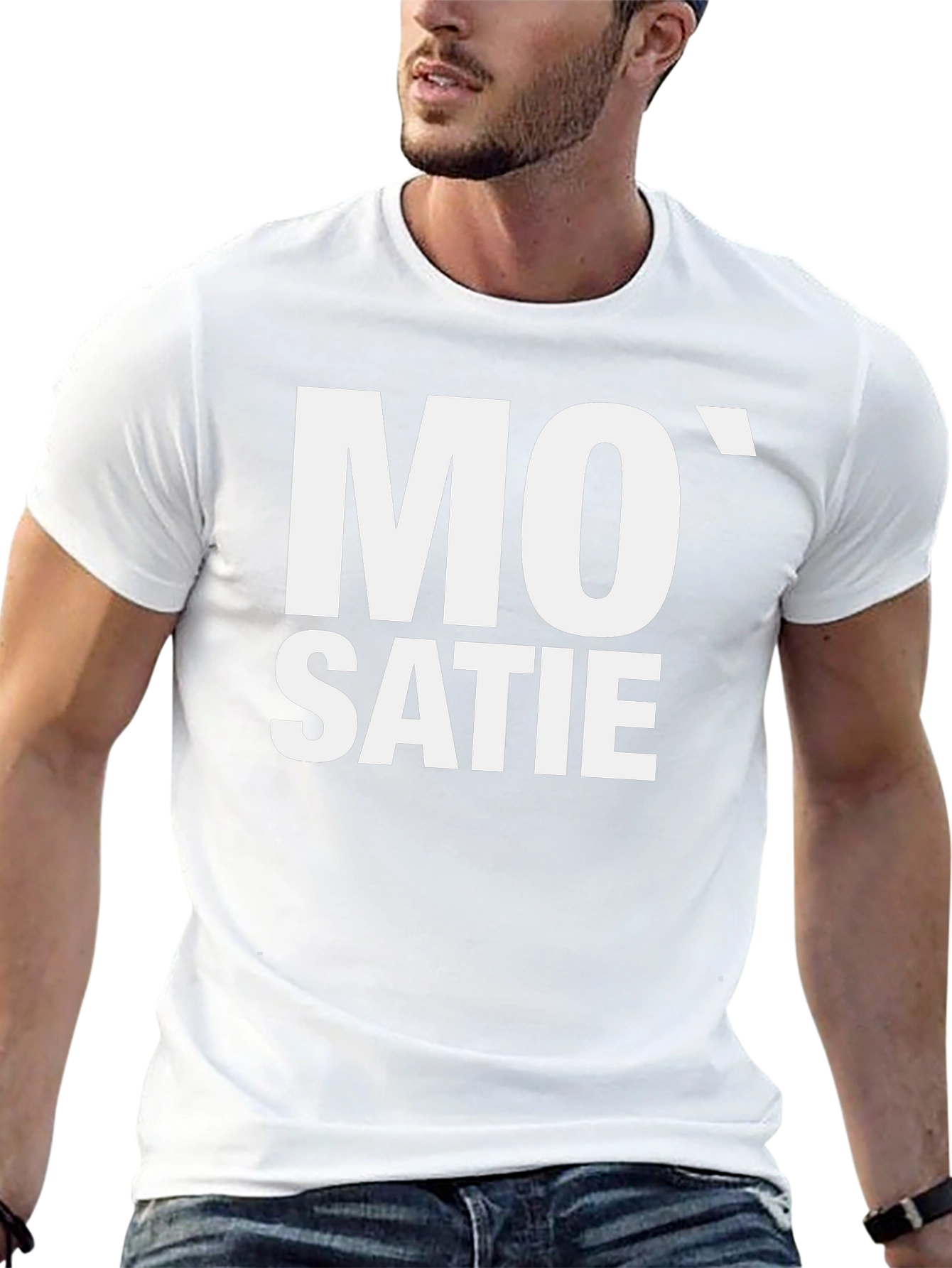 Mo Satie Black T-Shirt - Music Inspired Design