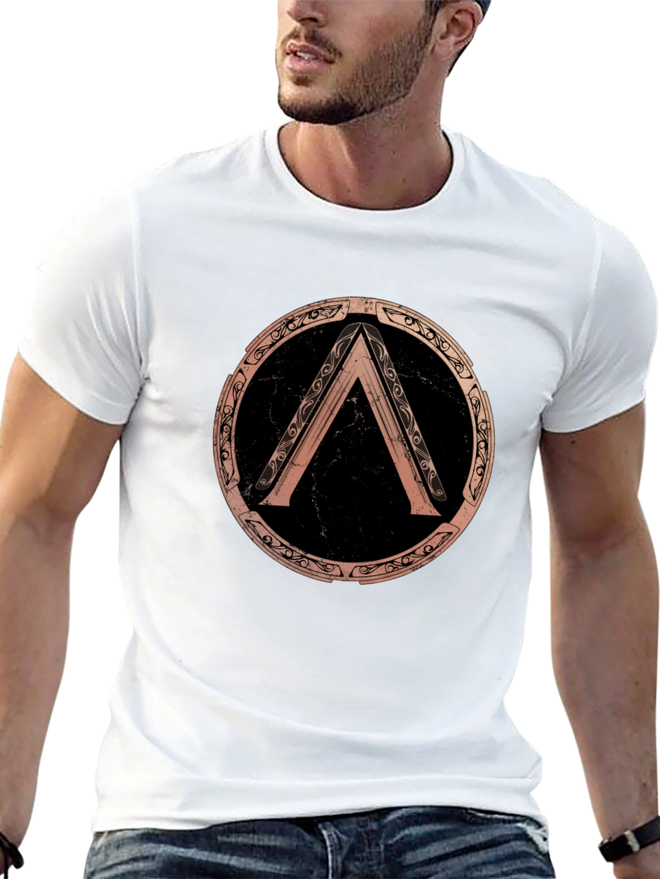 Spartan Logo T-Shirt - Classic Warrior Design