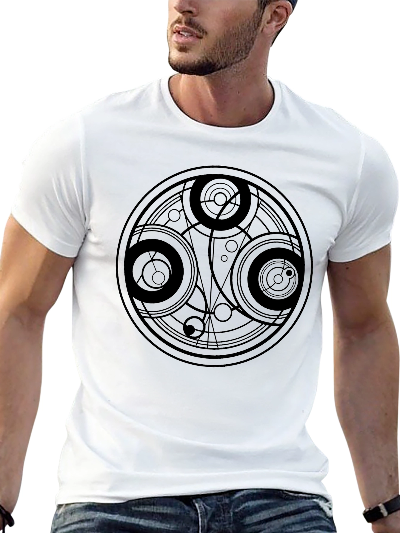 Doctor Who Gallifreyan Seal Black T-Shirt