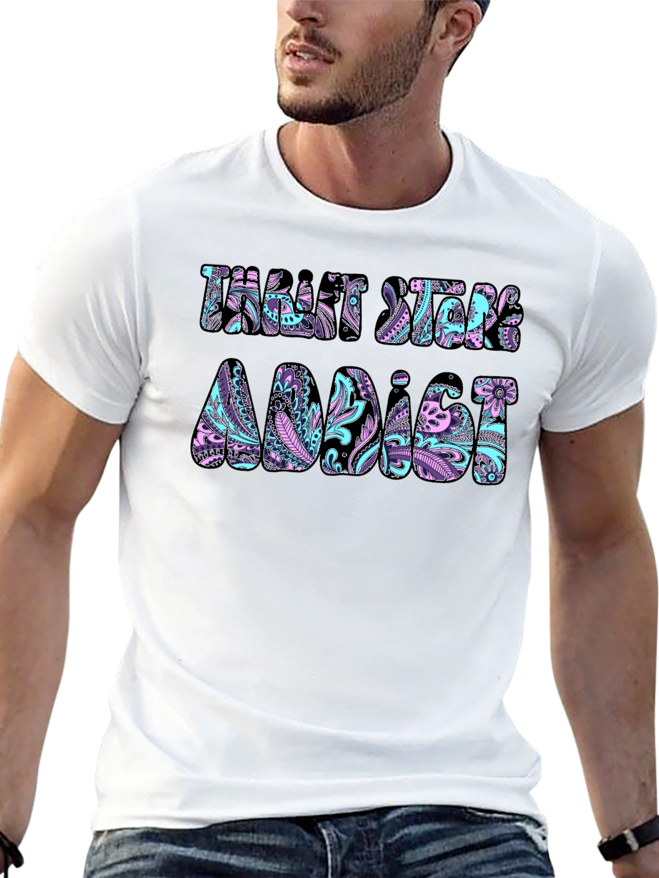 Thrift Store Addict Graphic Tee