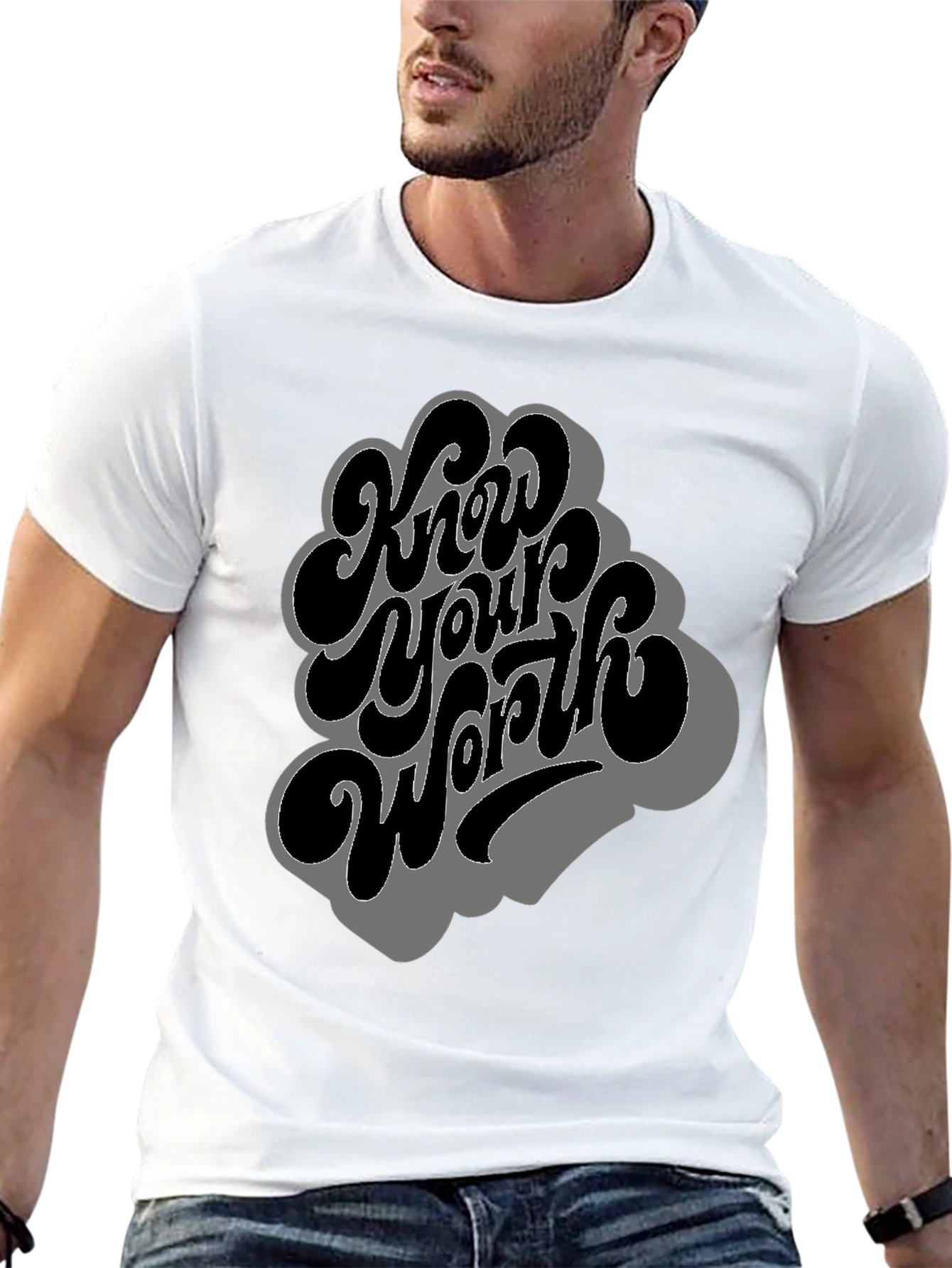 Know Your Worth T-Shirt - Motivational Tee