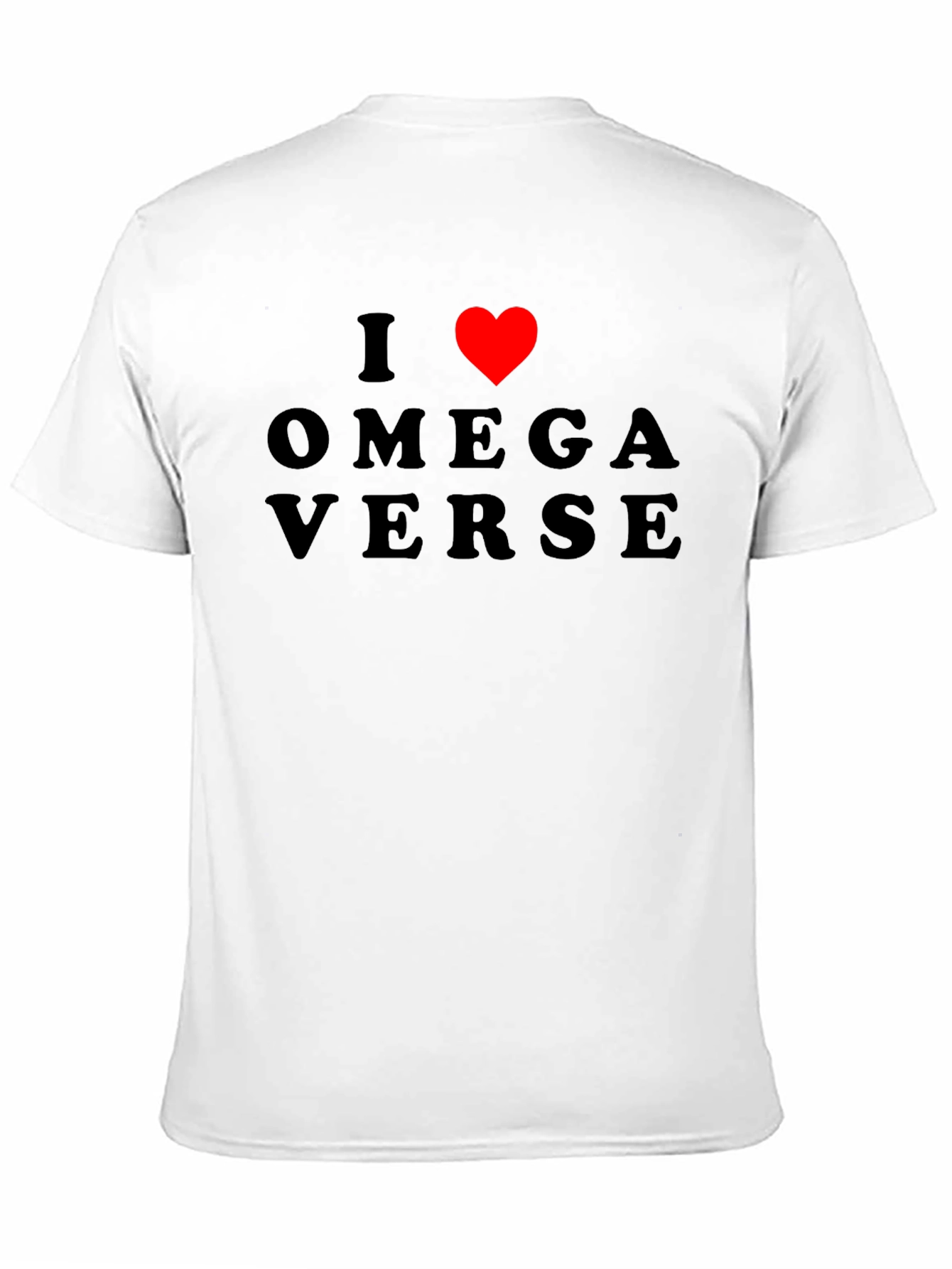 I Heart Omegaverse Graphic Tee - Black