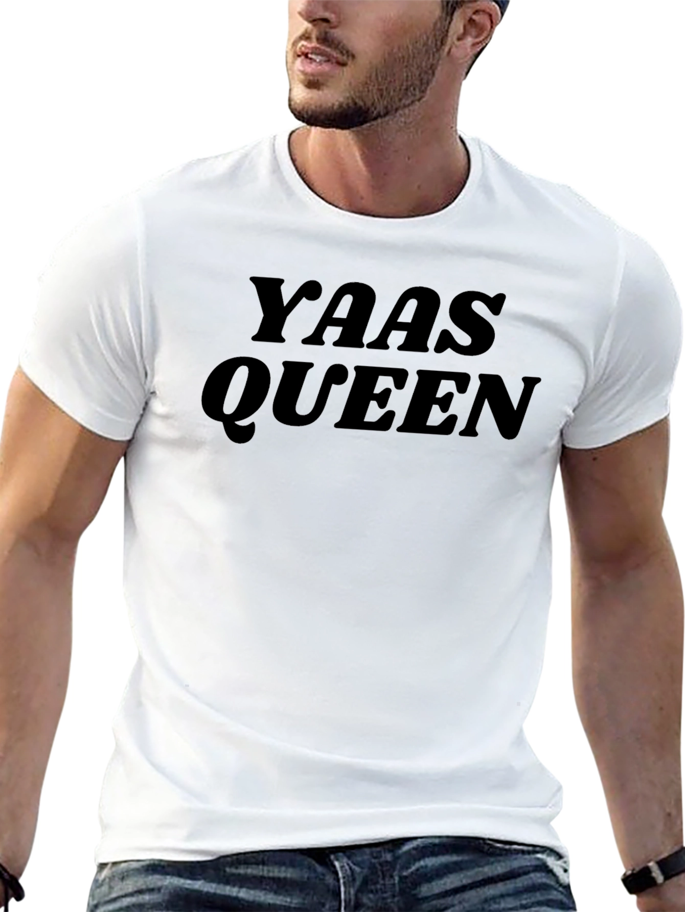 Yaas Queen Black Graphic T-Shirt