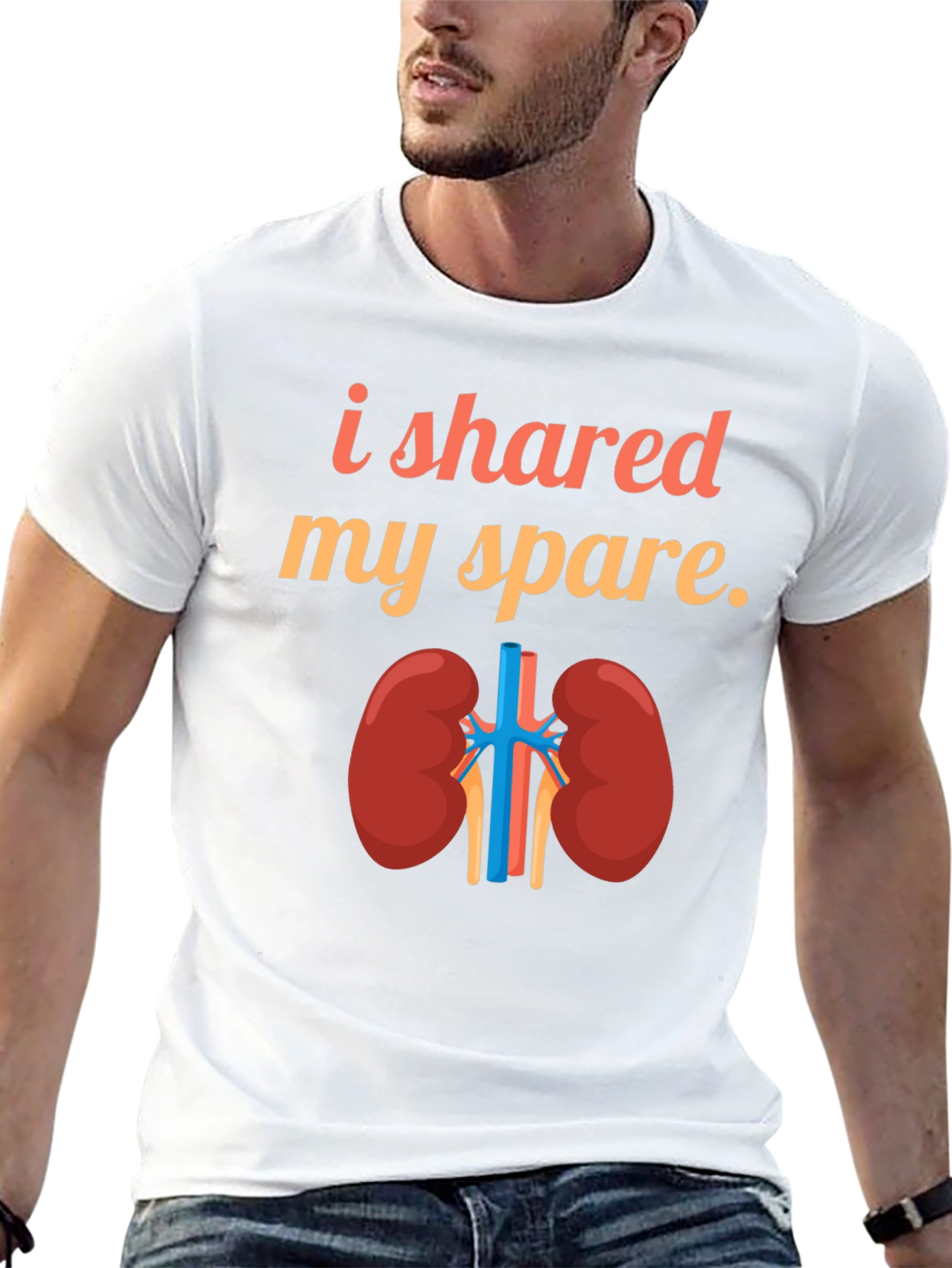 Kidney Donor T-Shirt - I Shared My Spare