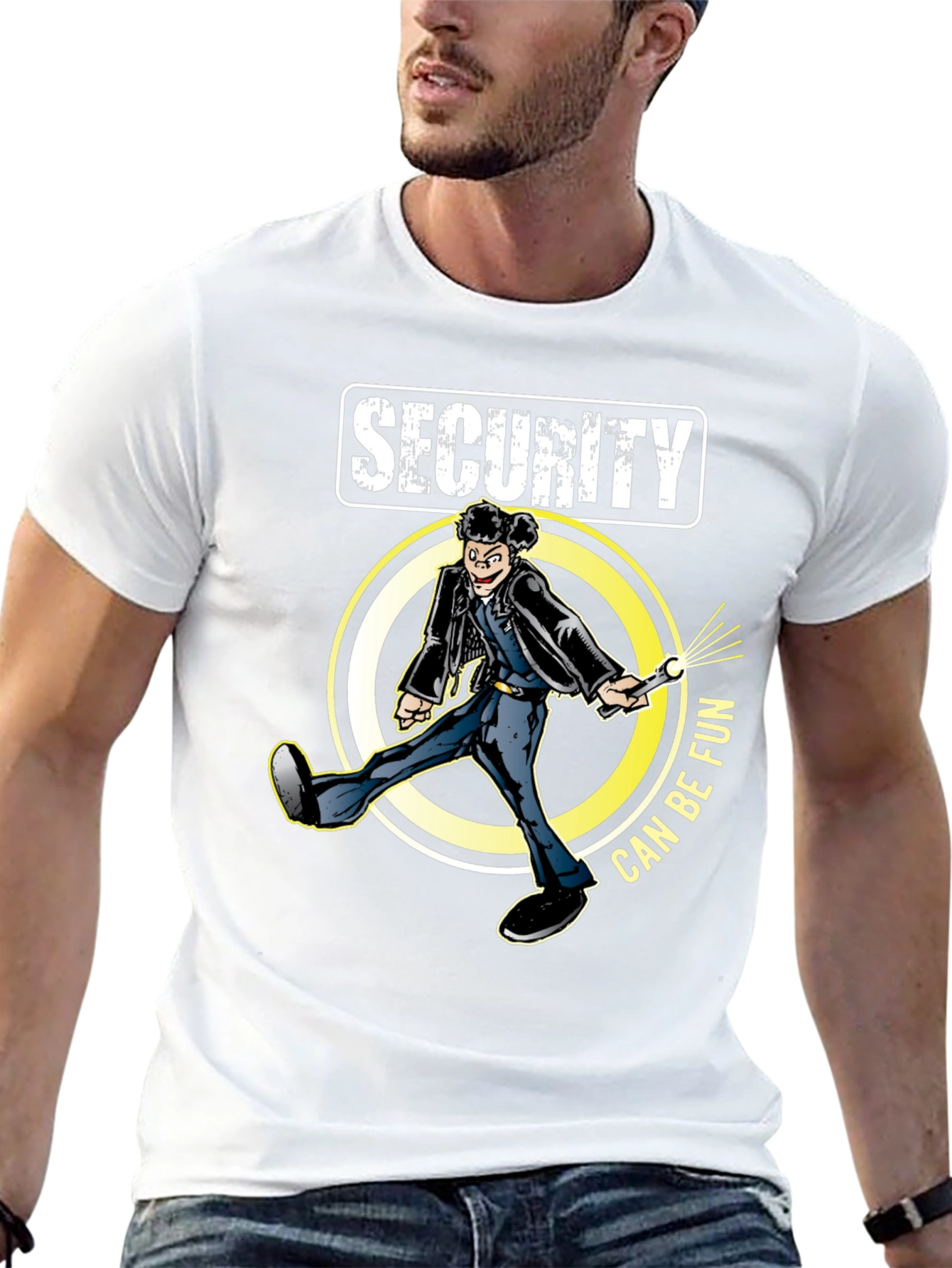 Security Can Be Fun Black T-Shirt