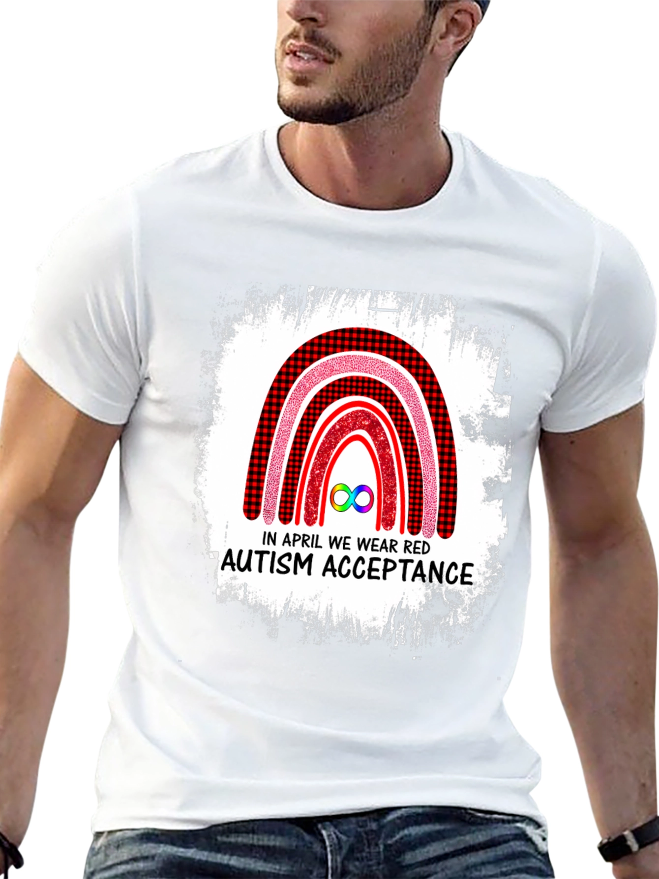 Autism Acceptance Rainbow T-Shirt