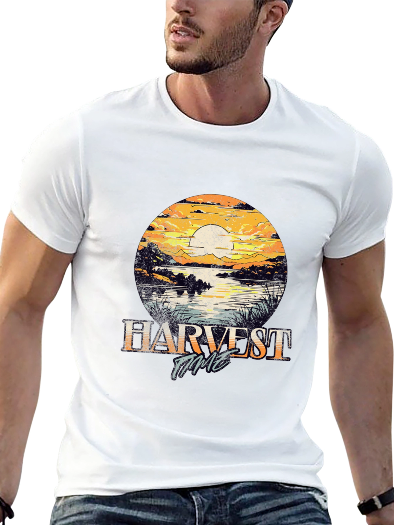 Harvest Time T-Shirt - Nature Inspired Graphic Tee